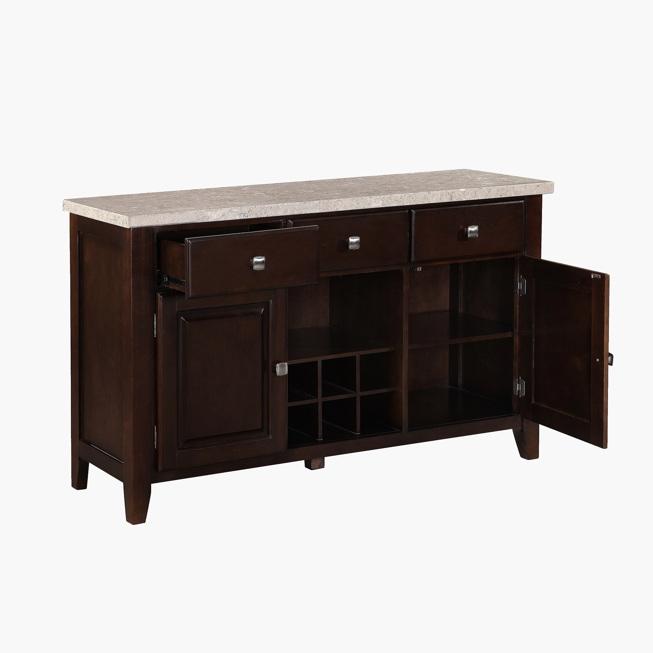 خزانة جانبية بسطح رخام وبابين و3 أدراج من أرلينجتون-hbxfurniture-diningroom-buffetsandsideboards-image-3