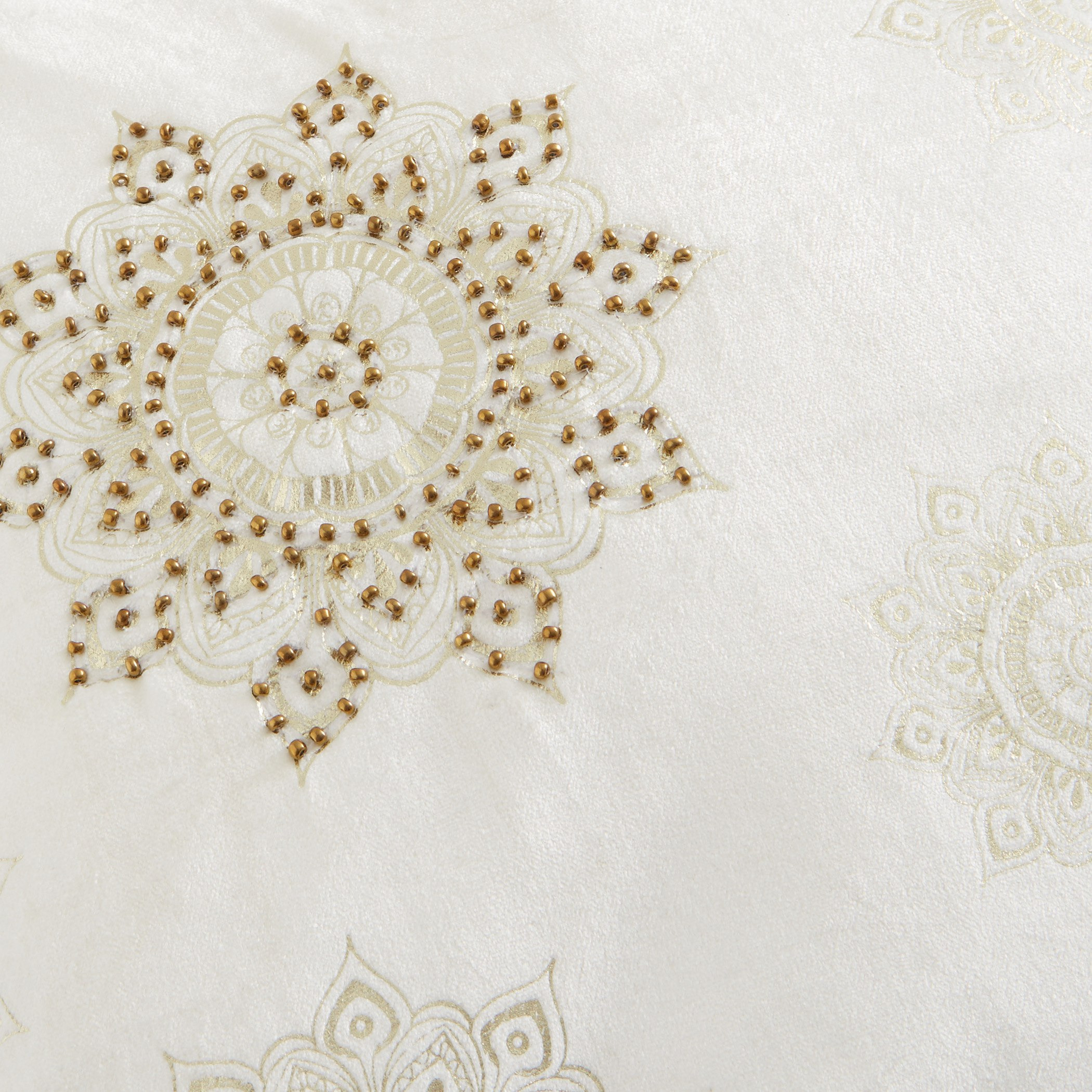 Amara Beaded Filled Cushion - 45x45 cm-hbxlivingroom-furnishings-cushionsandcovers-filledcushions-image-3