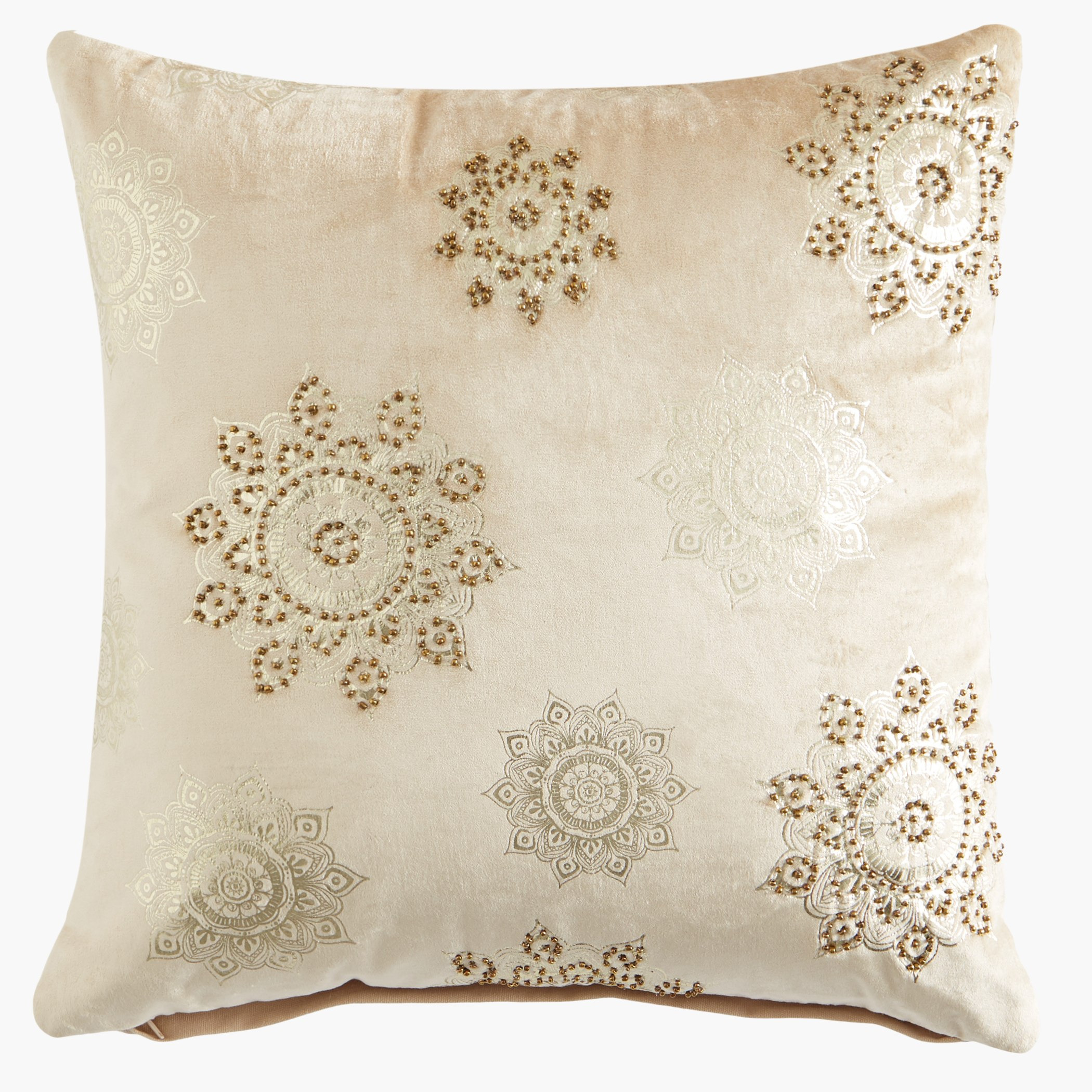 وسادة محشوّة مزينة بالخرز امارا - 45x45 سم-hbxlivingroom-furnishings-cushionsandcovers-filledcushions-image-1