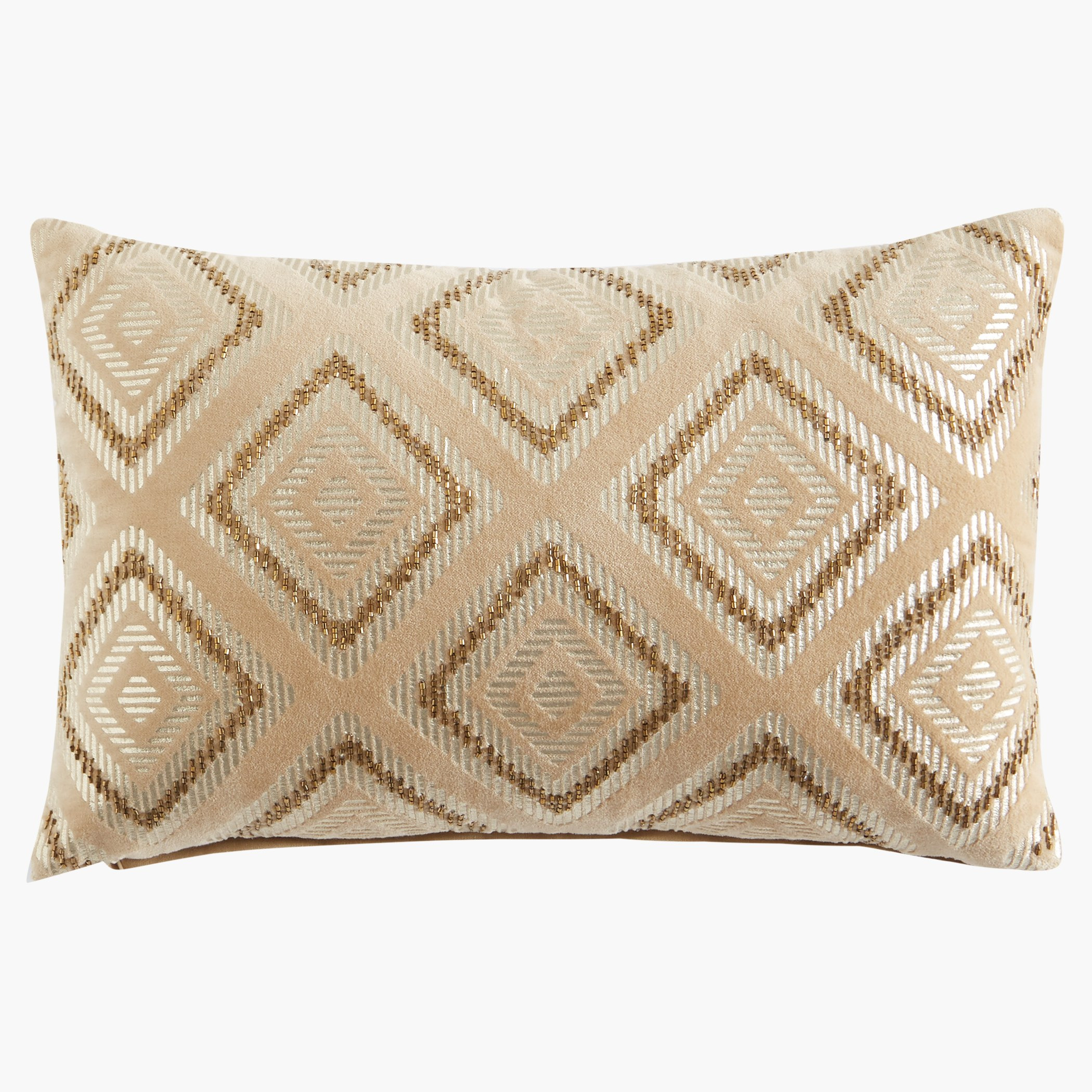 وسادة محشوّة مزينة بالخرز نورا - 30x50 سم-hbxlivingroom-furnishings-cushionsandcovers-filledcushions-image-1