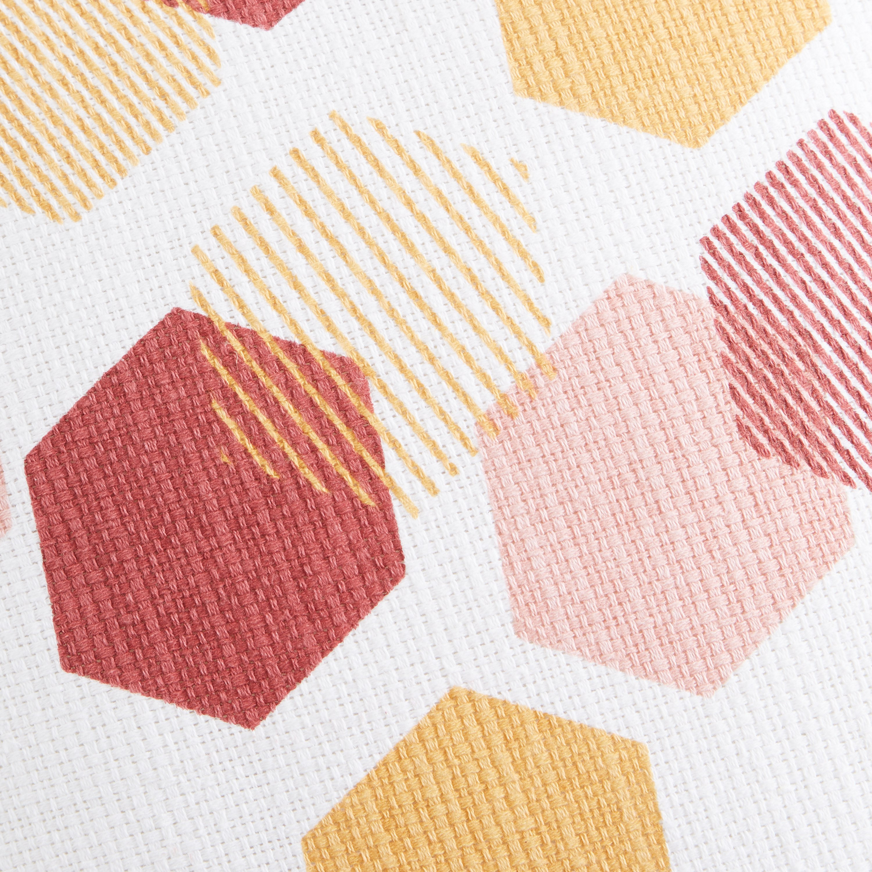 غطاء وسادة بطبعات سداسية- 40x40 سم-hbxhomeware-cushionsandcovers-cushioncovers-image-2