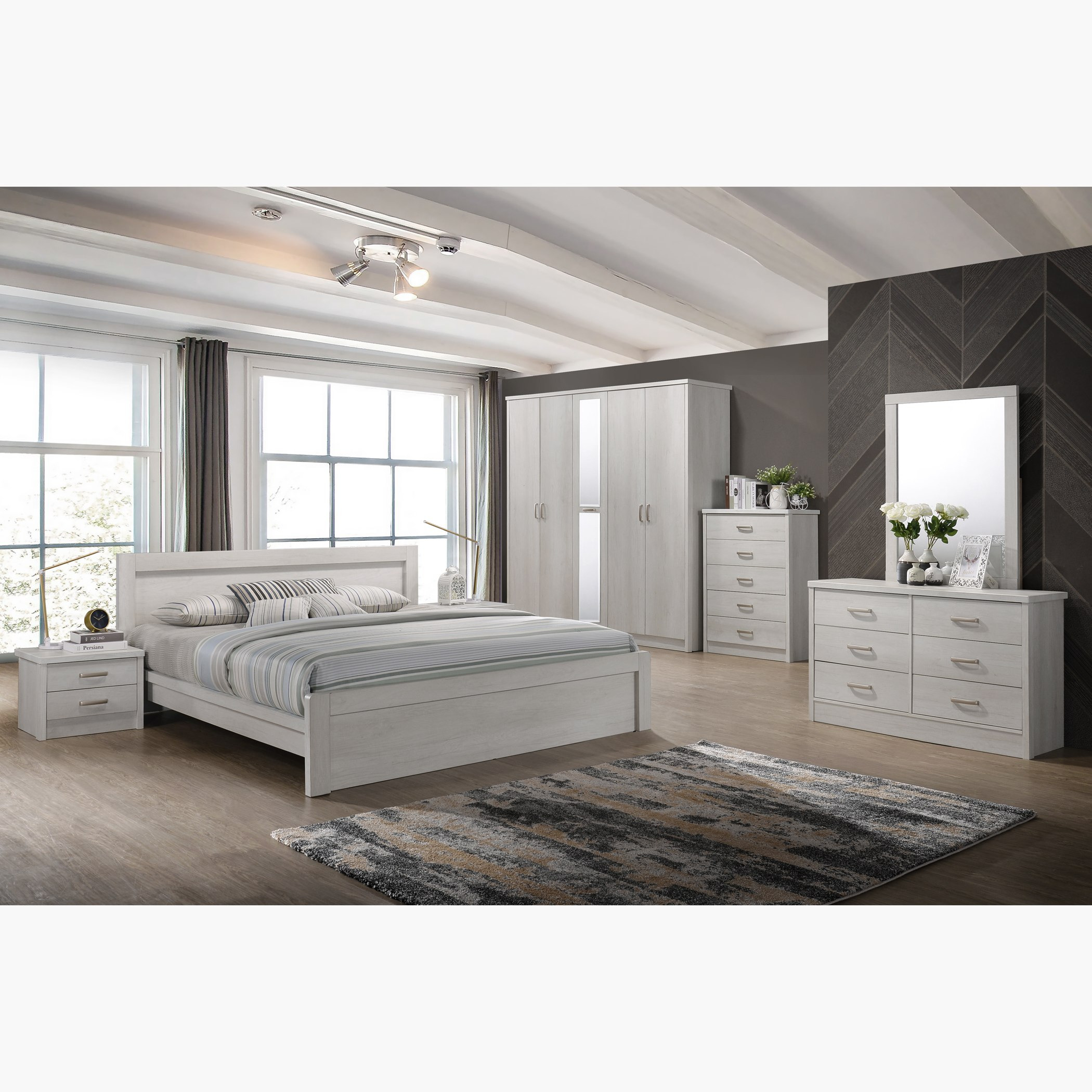خزانة ملابس بـ5 أبواب مع مرآة من بيليندا-hbxfurniture-wardrobes-image-6