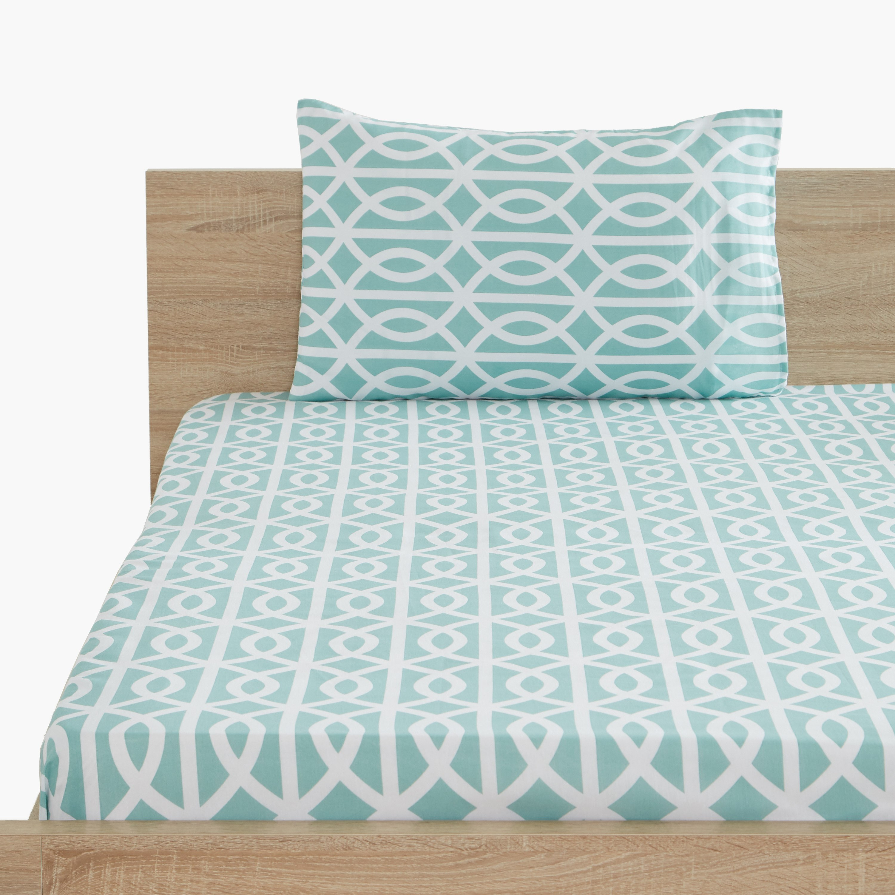 طقم شرشف مسطّح فردي من قطعتين من أتلاتنا لورين - 140x260 سم-hbxhomeware-hbxbedroom-image-1