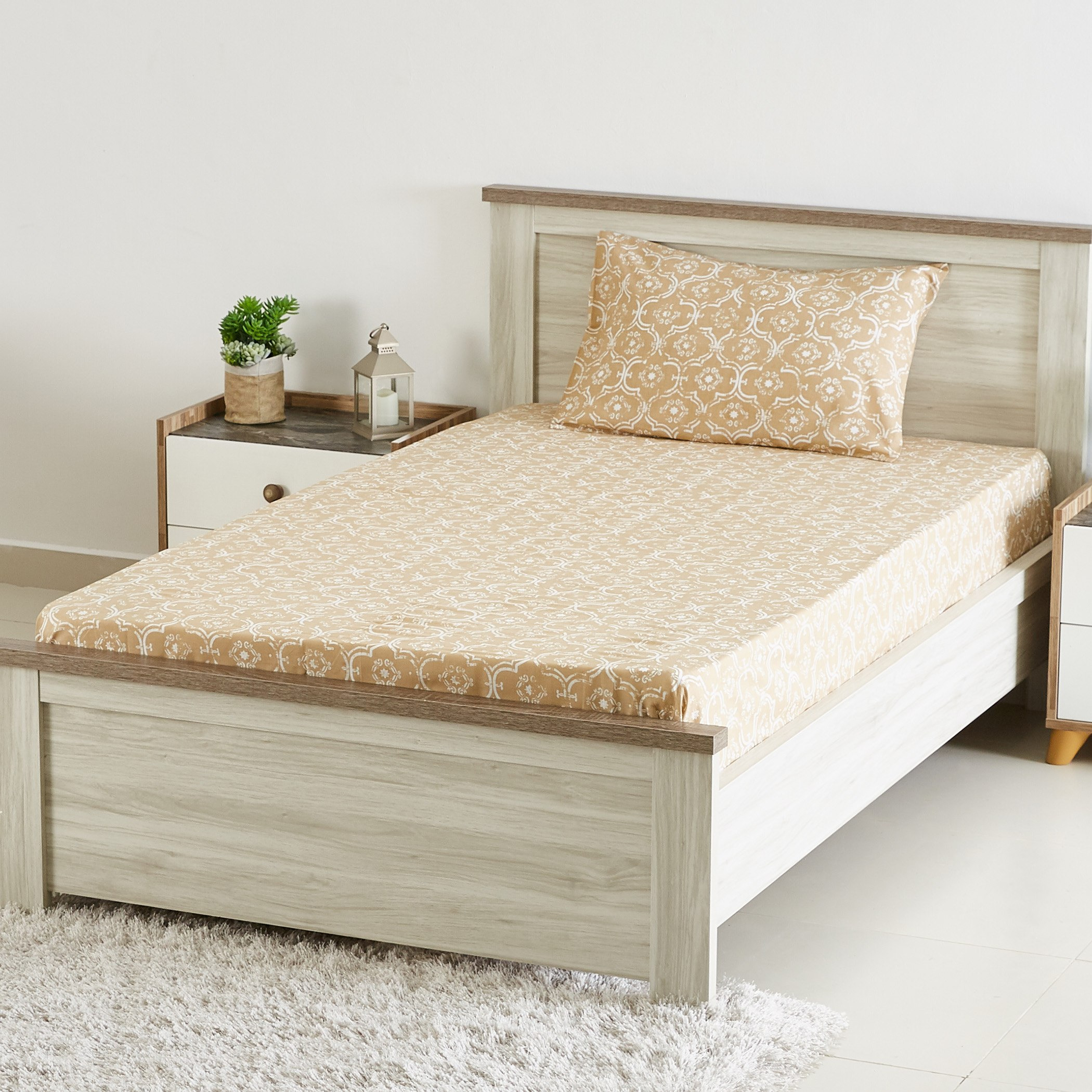 طقم شرشف مسطّح مزدوج من ألفاين-hbxhomeware-hbxbedroom-image-1