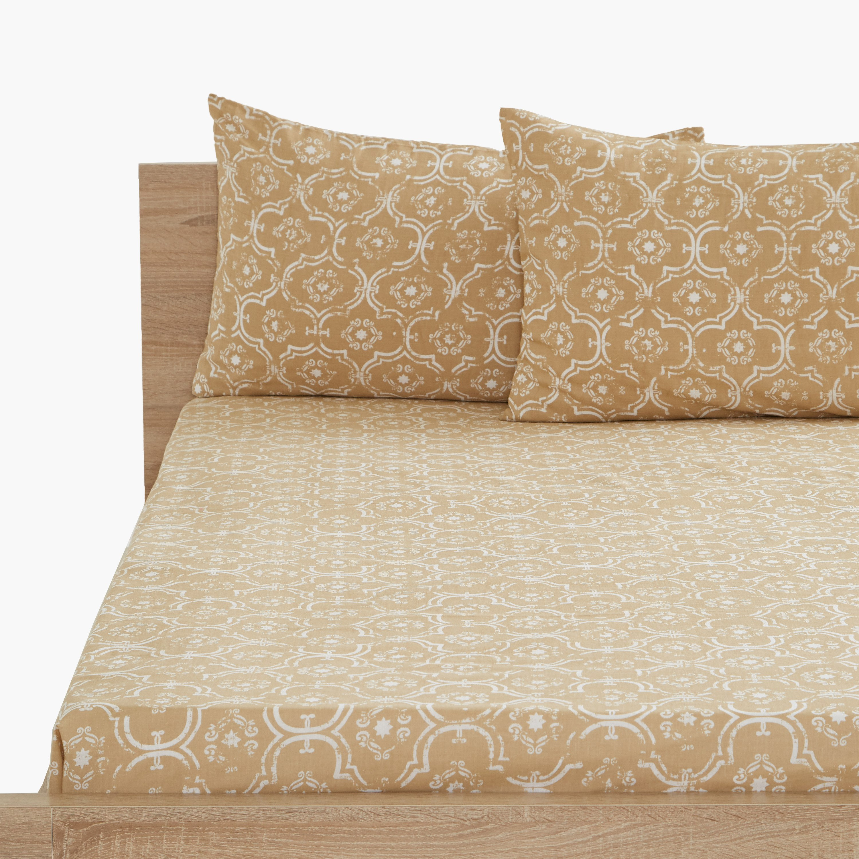 طقم شرشف مسطّح كينج 3 قطع ألفاين - 240x260 سم-hbxhomeware-hbxbedroom-image-1