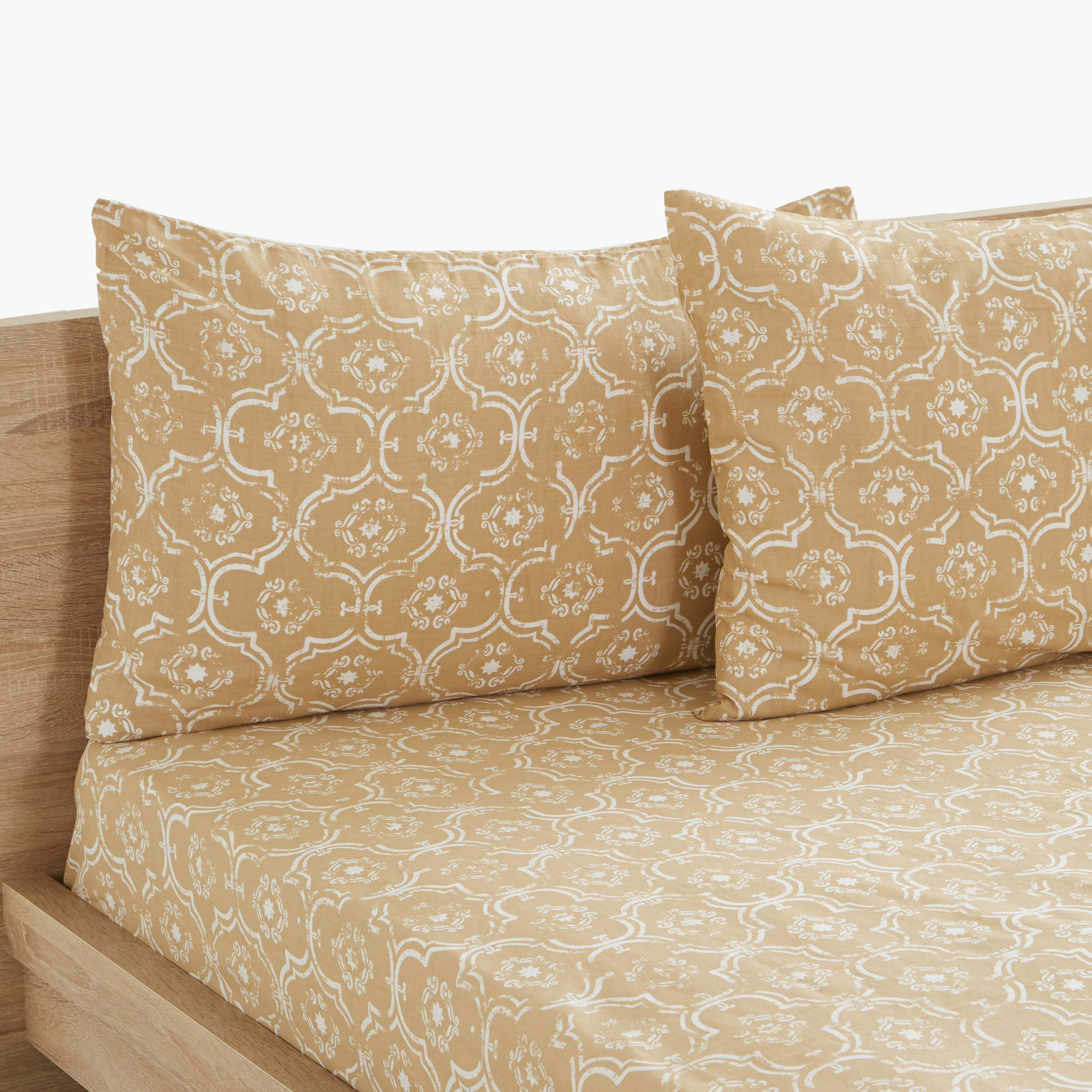طقم شرشف مسطّح كينج 3 قطع ألفاين - 240x260 سم-hbxhomeware-hbxbedroom-image-2