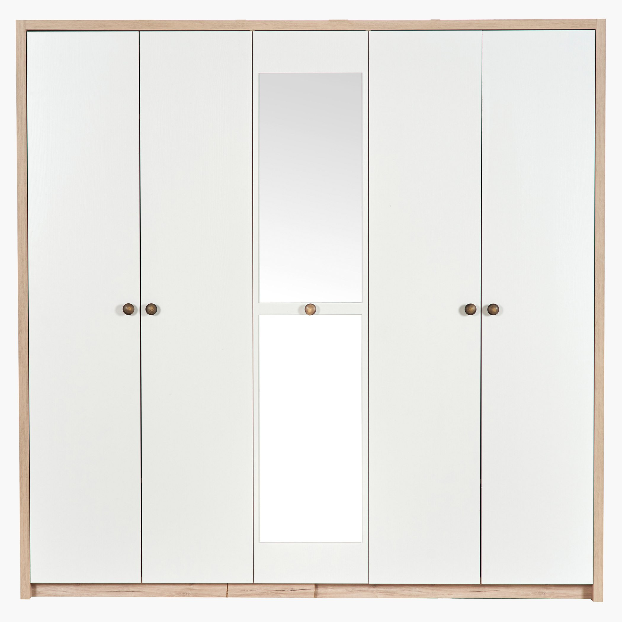 خزانة ملابس بـ5 أبواب مع مرآة من أنيكا-hbxfurniture-wardrobes-image-2