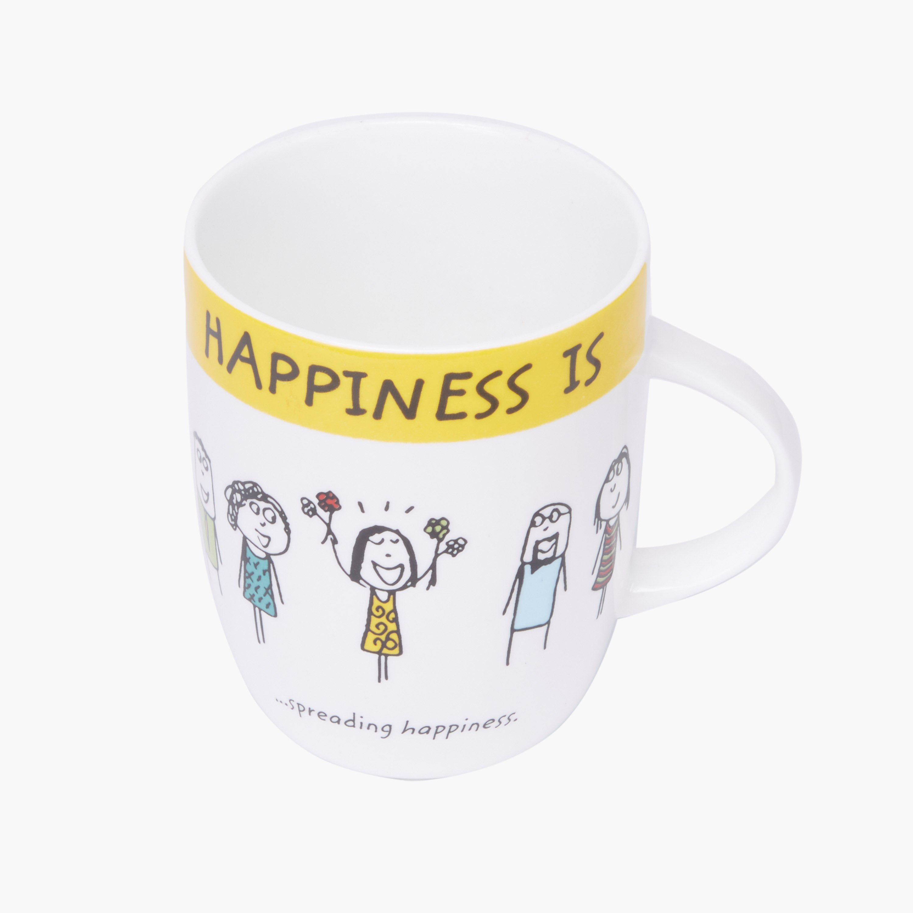 Happiness Printed Mug - 355 ml-hbxdecorandfurnishings-tabletop-crockery-image-2