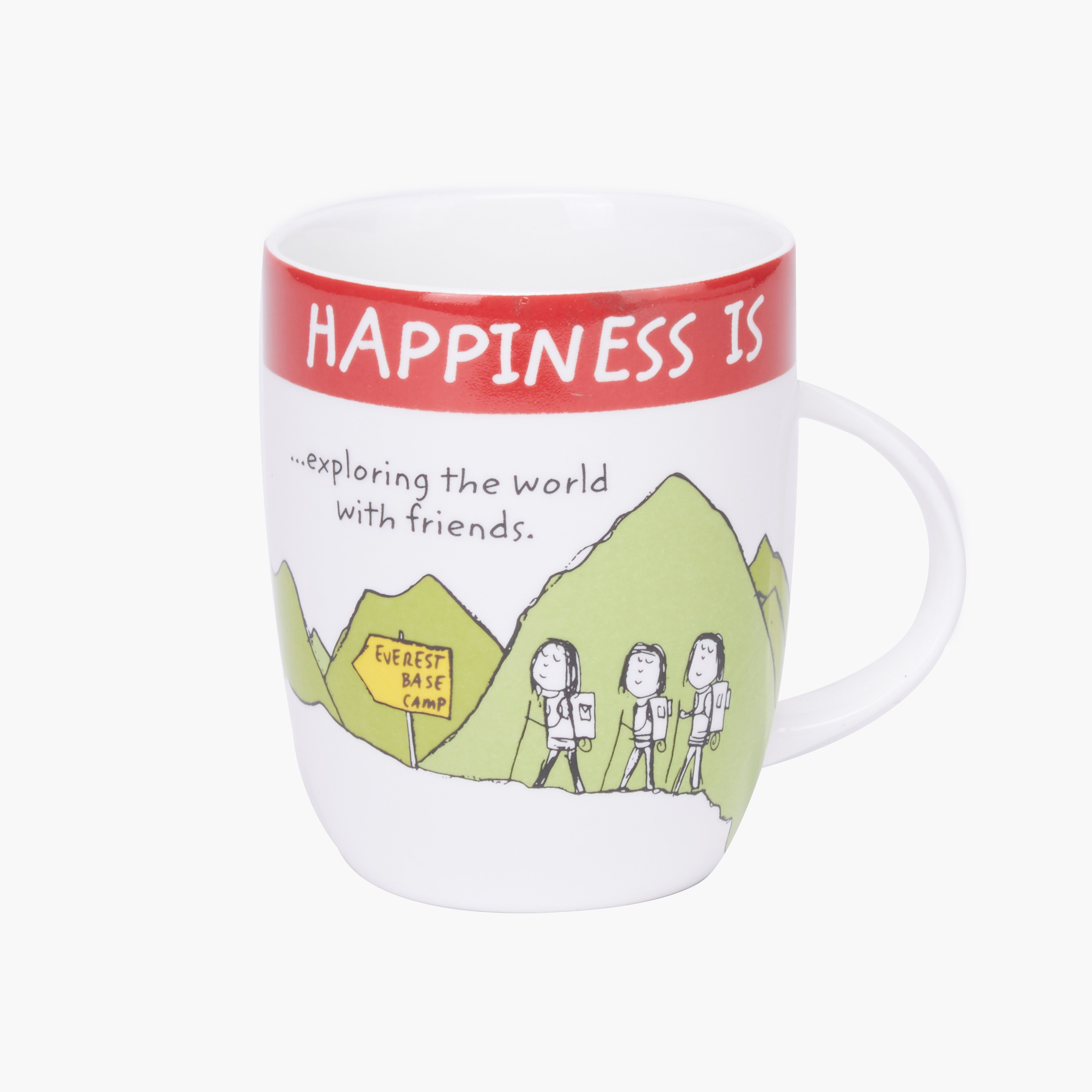 Happiness Printed Mug - 355 ml-hbxdecorandfurnishings-tabletop-crockery-image-1