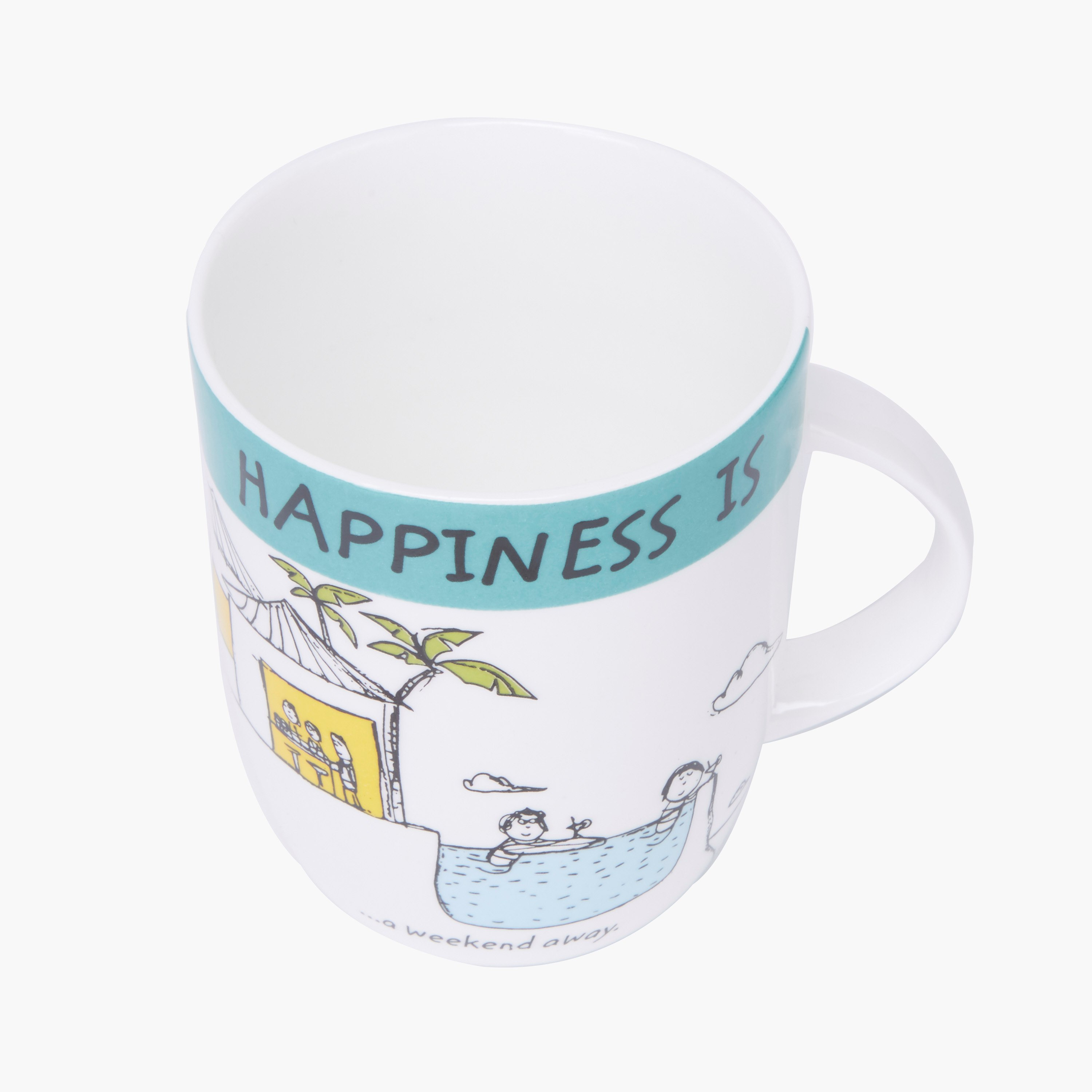مج بطبعات هابينيس إز - 355 مل-hbxdecorandfurnishings-tabletop-crockery-image-2