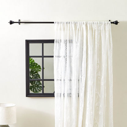 Elementary Matte Extendable Curtain Rod - 89 -167 cms