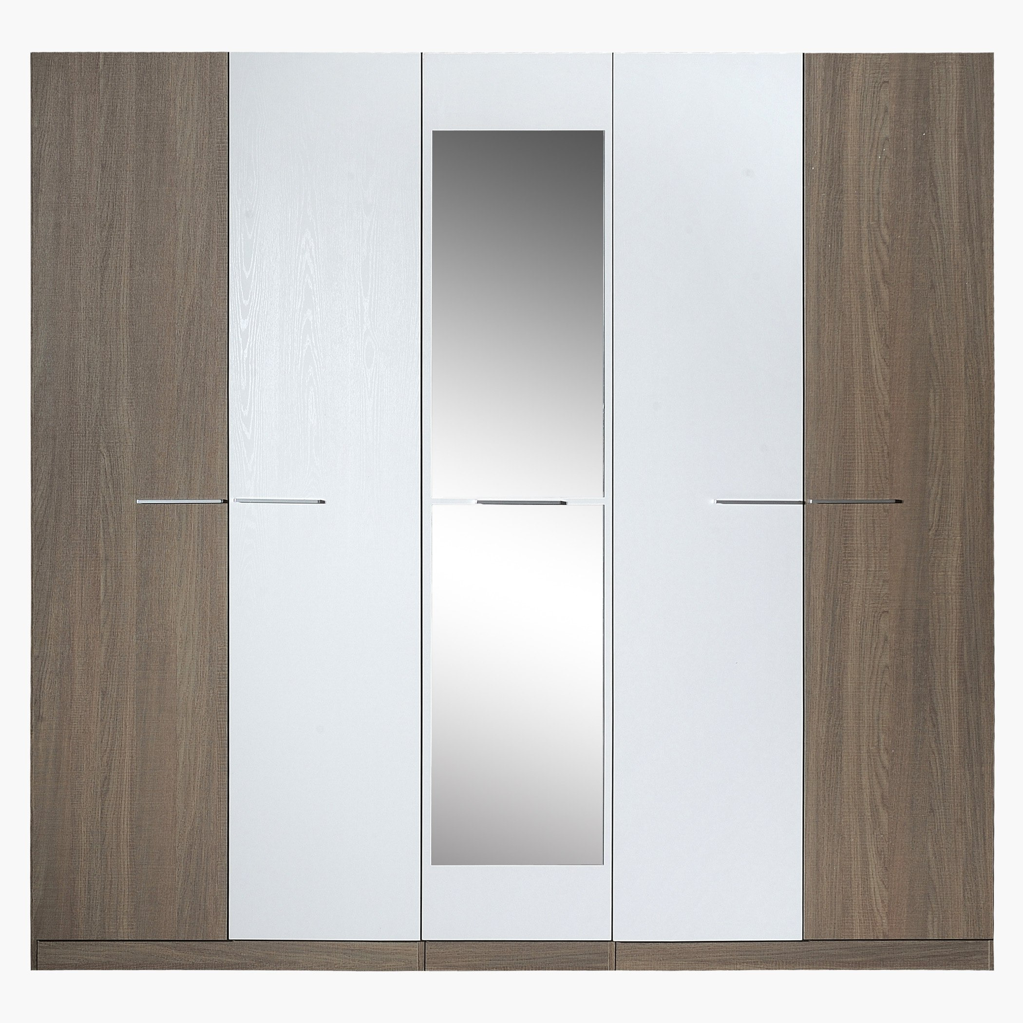 خزانة ملابس بـ 5 أبواب ومرآة من كاثي-hbxfurniture-wardrobes-image-2