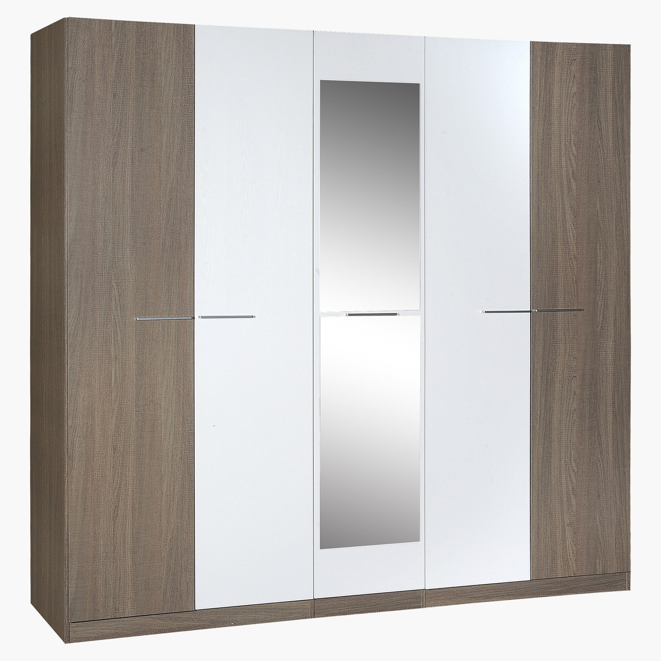 خزانة ملابس بـ 5 أبواب ومرآة من كاثي-hbxfurniture-wardrobes-image-3