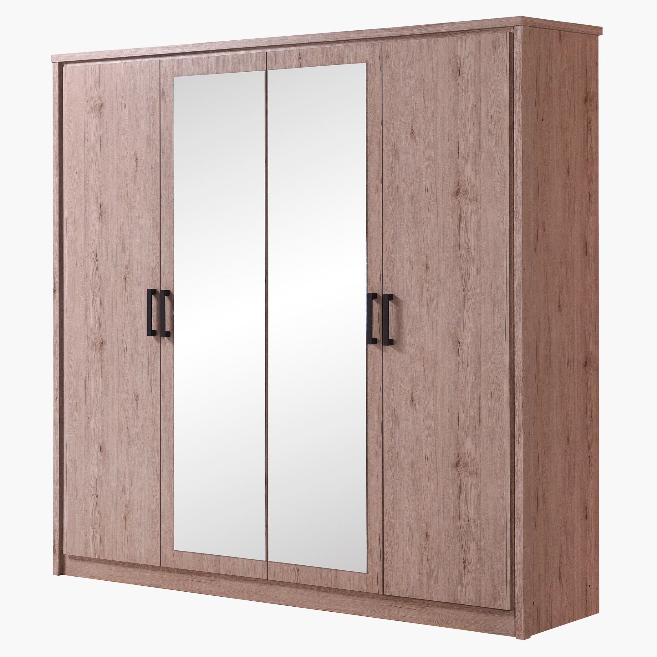 خزانة ملابس بـ4 أبواب مع مرآتين من موناكو-hbxfurniture-wardrobes-image-2