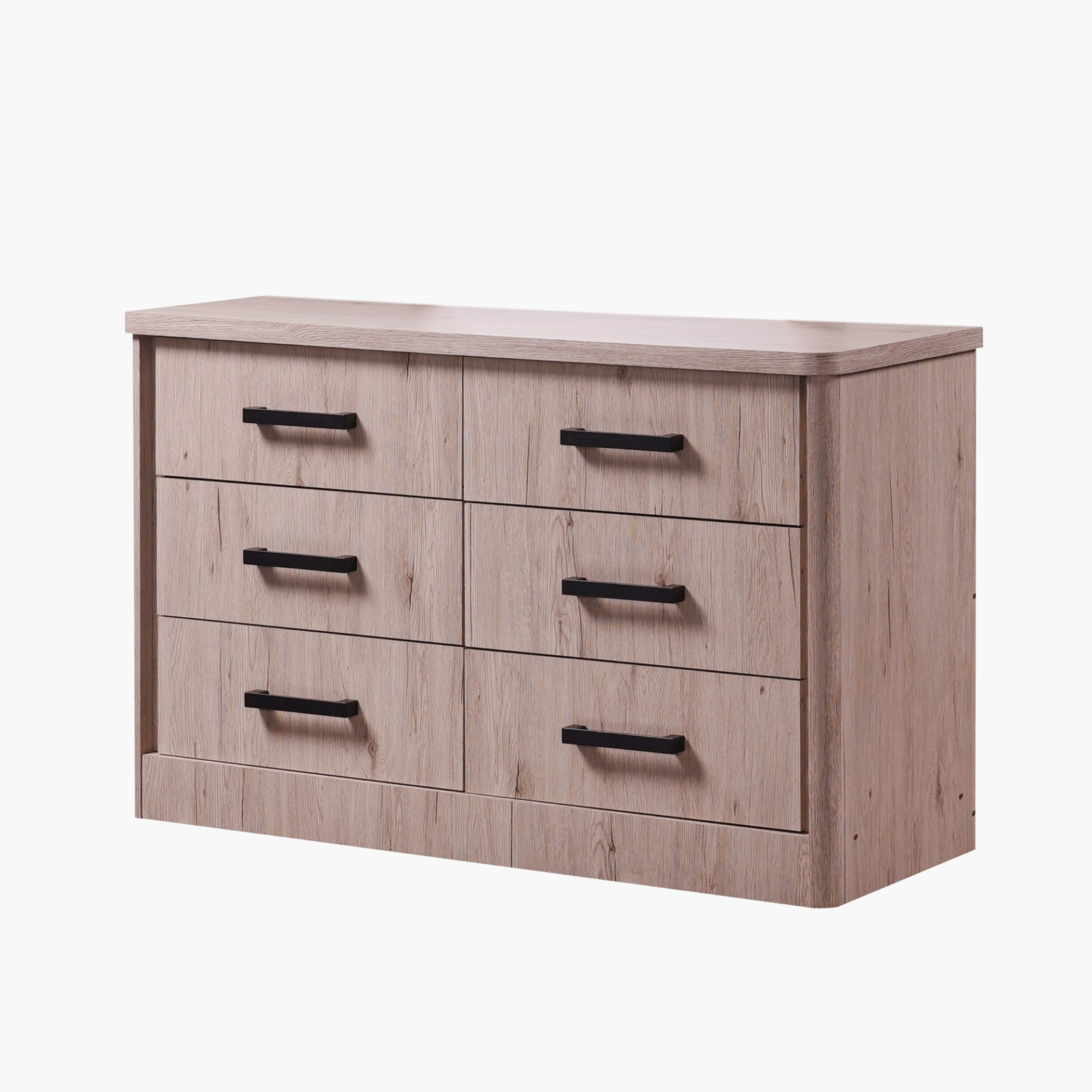 طاولة تزيين كبيرة من ستة أدراج وبدون مرآة من موناكو-hbxfurniture-bedroom-dressersandmirrors-image-2