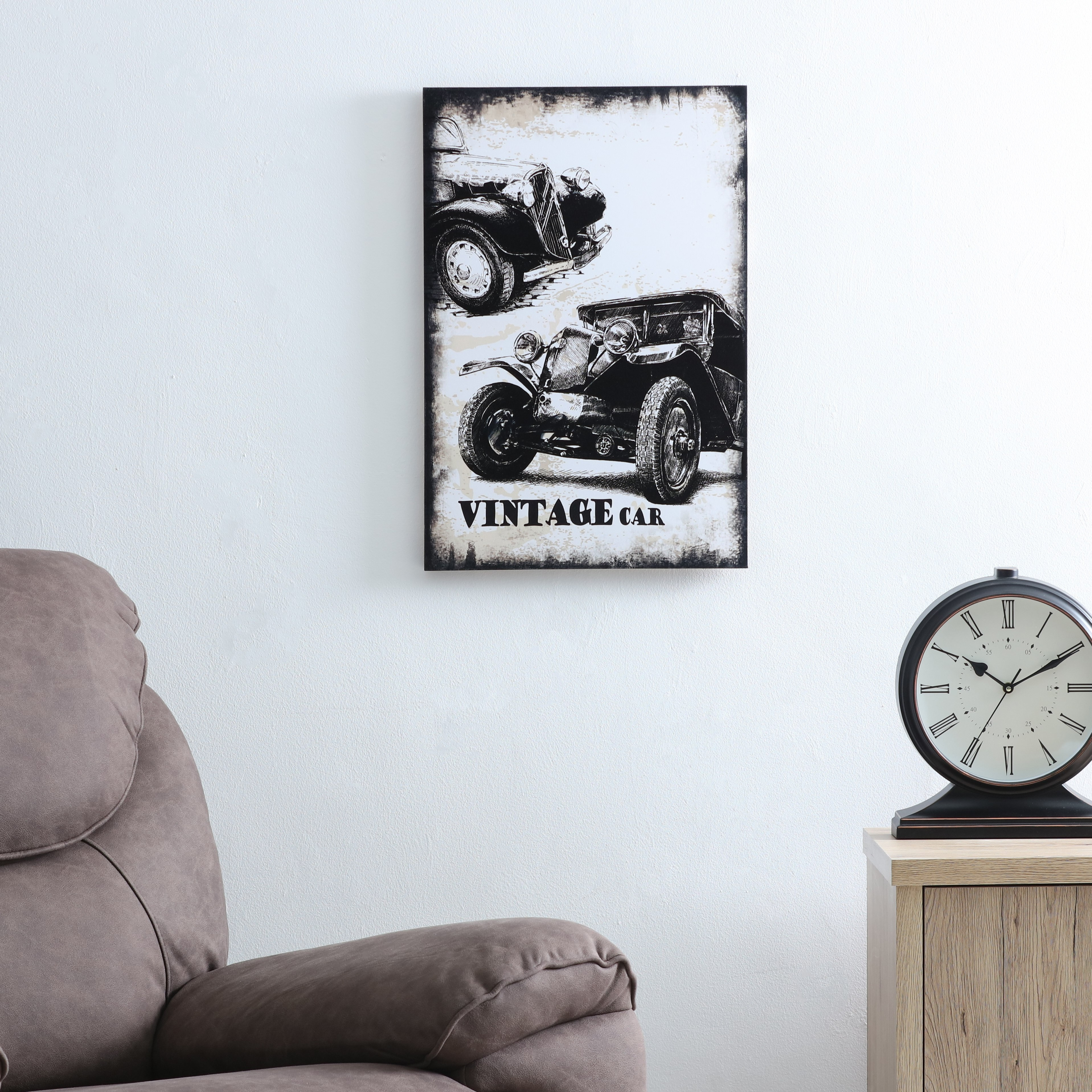 لوحة مؤطّرة كانفاس بطبعات سيّارة معتّقة - 50x70 سم-PROMO_HB_AE_B1G1_250925-image-2