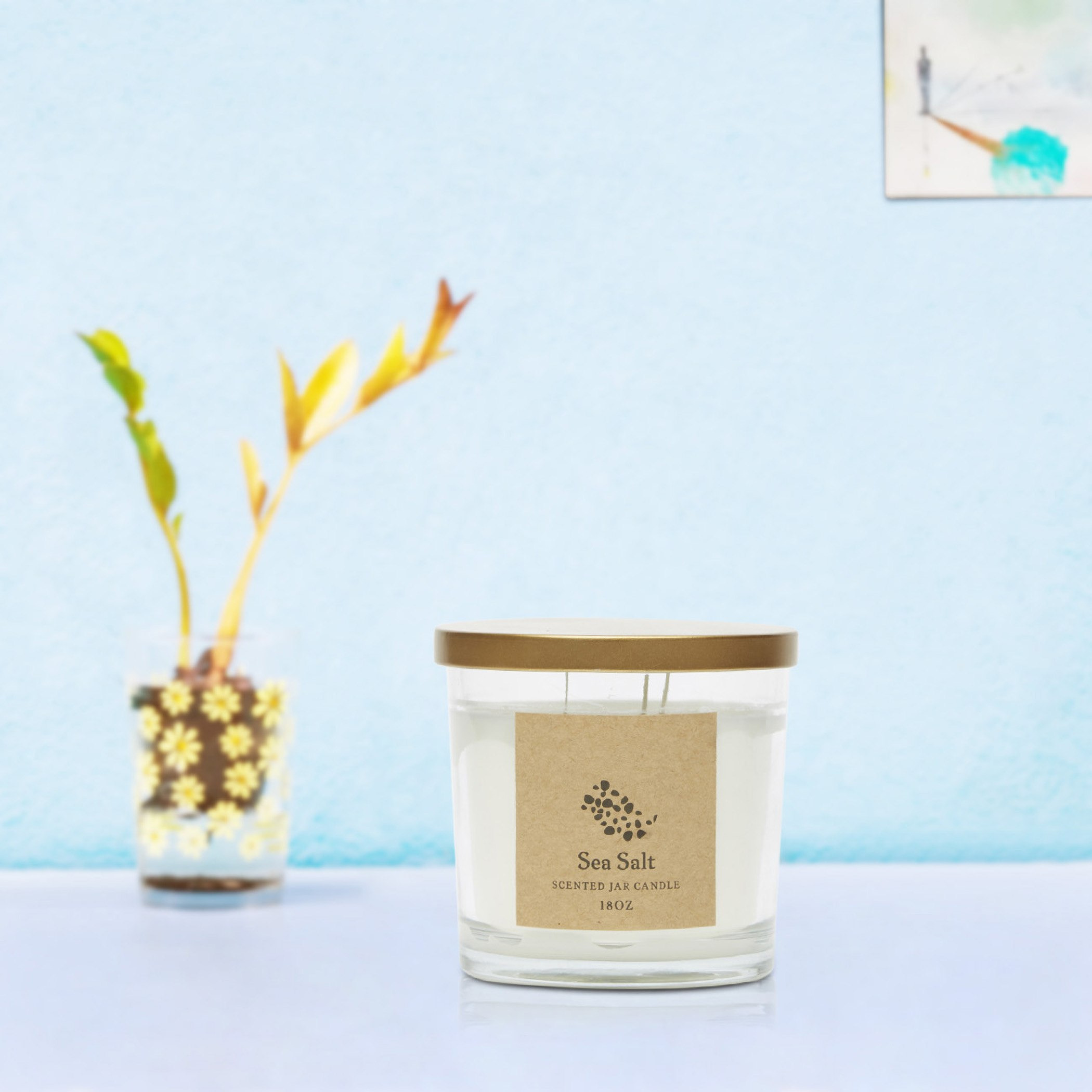 Energize Aroma Therapy Sea Salt Jar Candle with Lid-hbxhomeware-hbxdecorandfurnishings-image-1