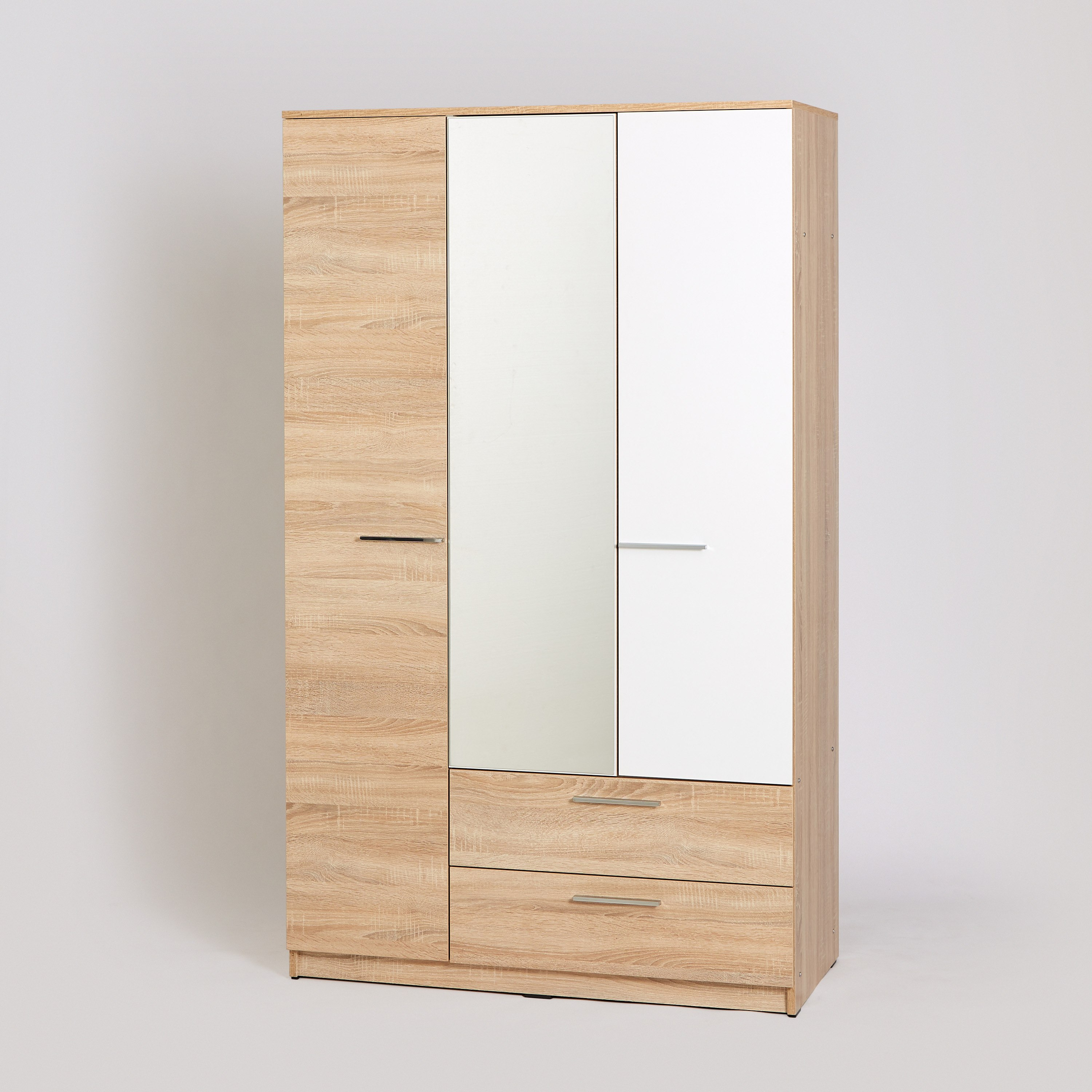 خزانة ملابس 3 أبواب مع مرآة ودرجين - بلس من موڤو-hbxfurniture-wardrobes-image-11