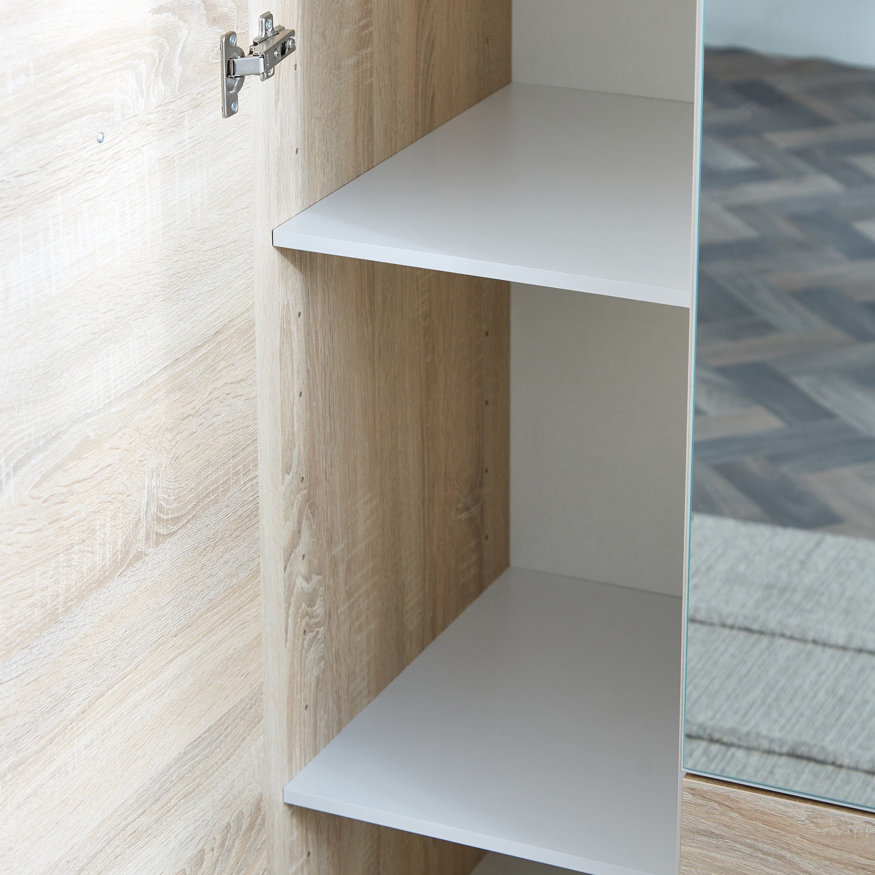 خزانة ملابس 3 أبواب مع مرآة ودرجين - بلس من موڤو-hbxfurniture-wardrobes-image-9