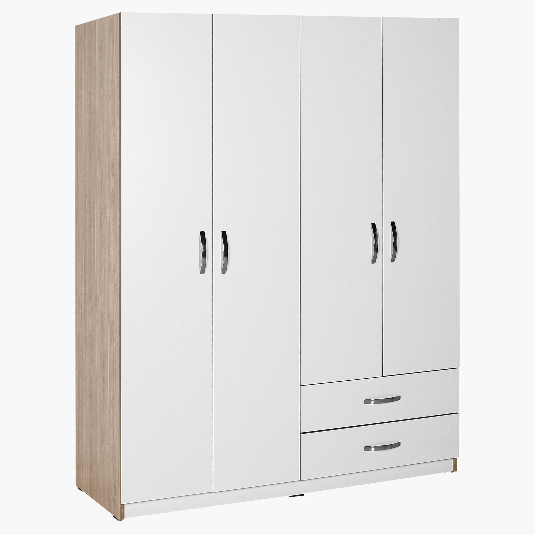 خزانة ملابس 4 أبواب مع درجين - بودروم من موڤو-hbxfurniture-wardrobes-image-1