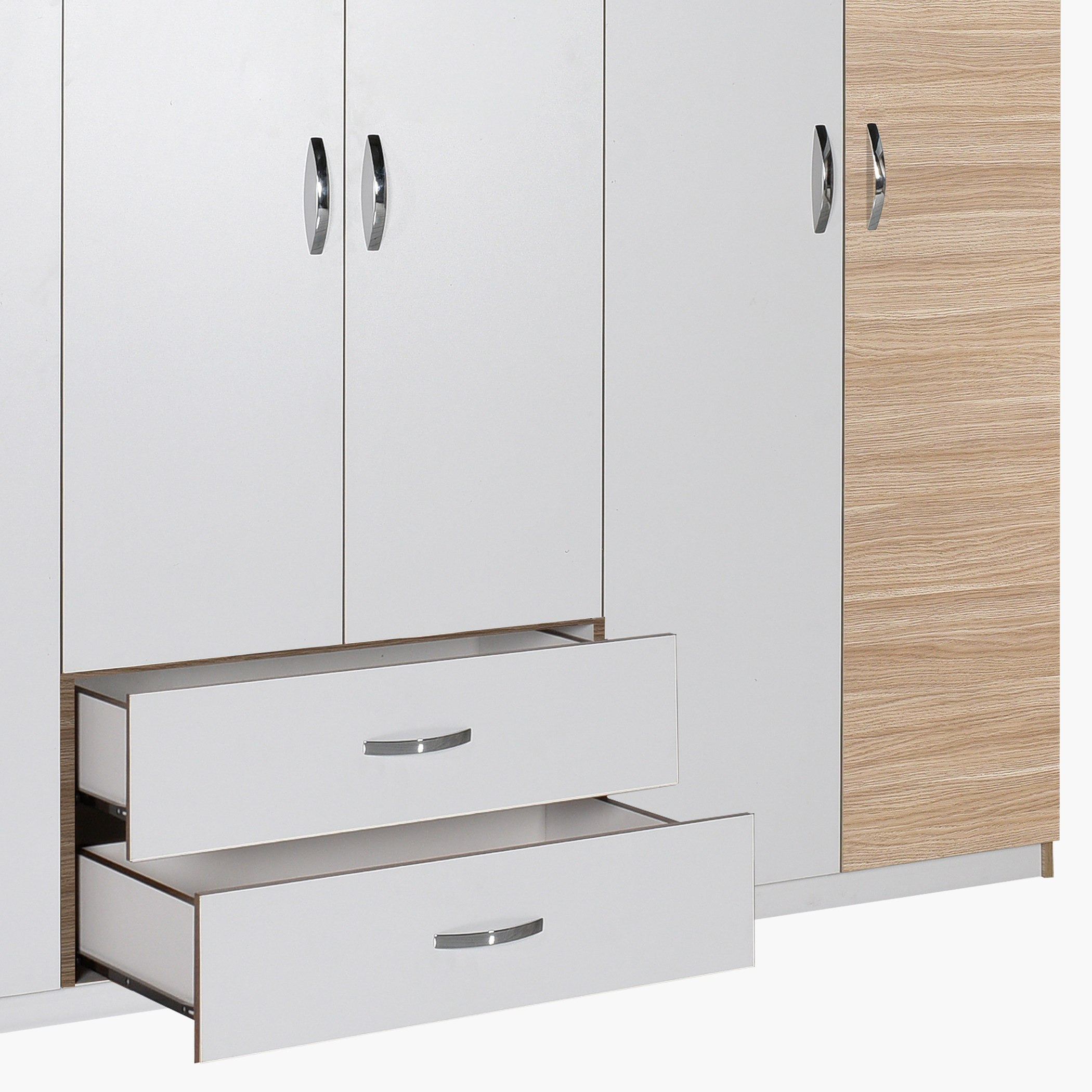 خزانة ملابس 6 أبواب مع درجين - بودروم من موڤو-hbxfurniture-wardrobes-image-5