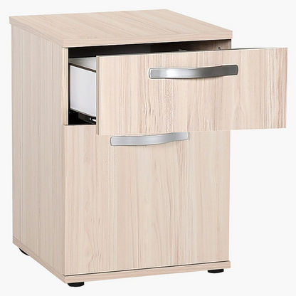 Dynamic 1-Door and 1-Drawer Night Stand