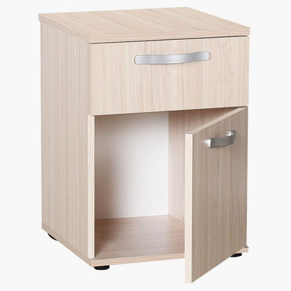 Dynamic 1-Door and 1-Drawer Night Stand