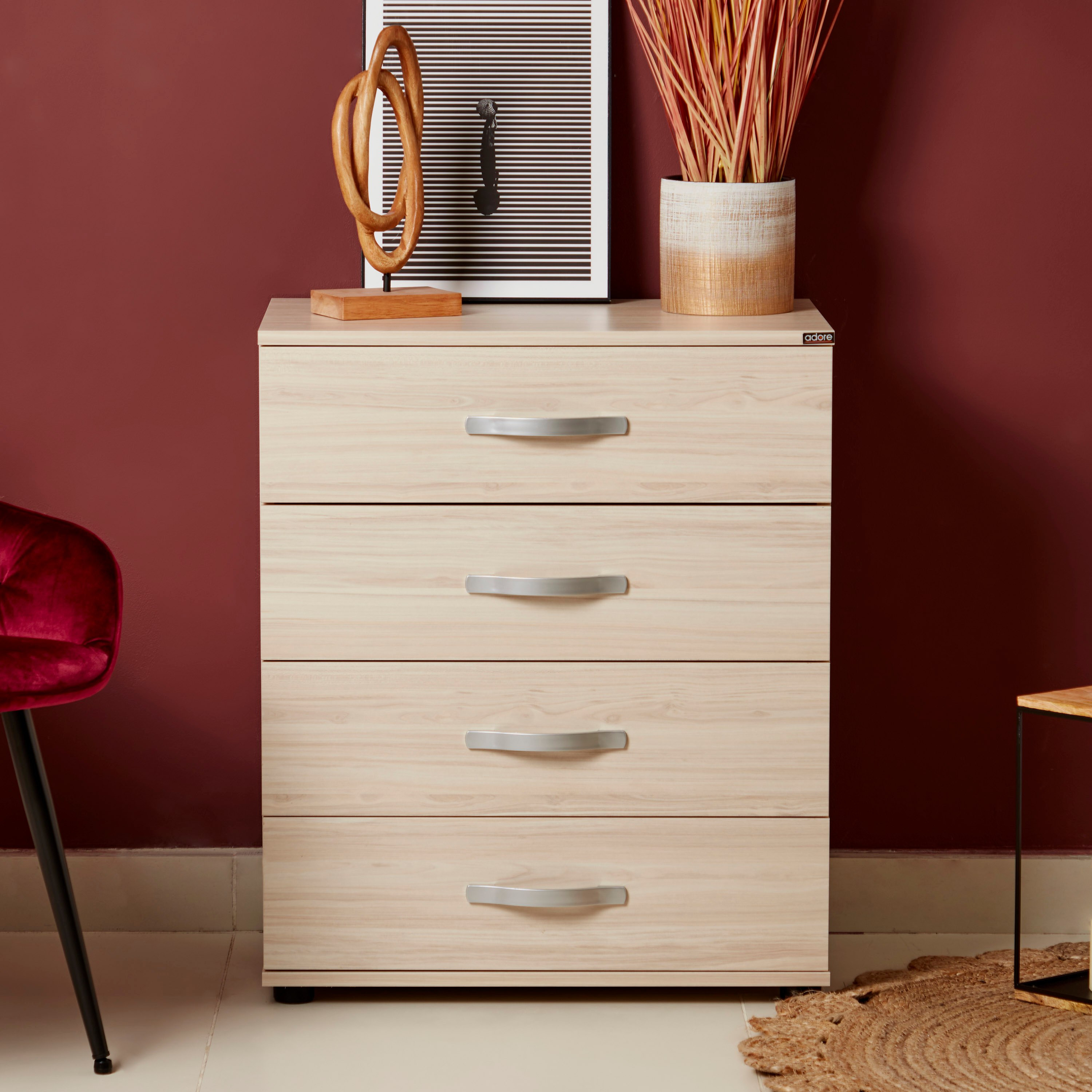 وحدة تخزين بــ 4 أدراج - دايناميك من موڤو-hbxkidsandyouth-dressersandchests-chestofdrawers-image-1