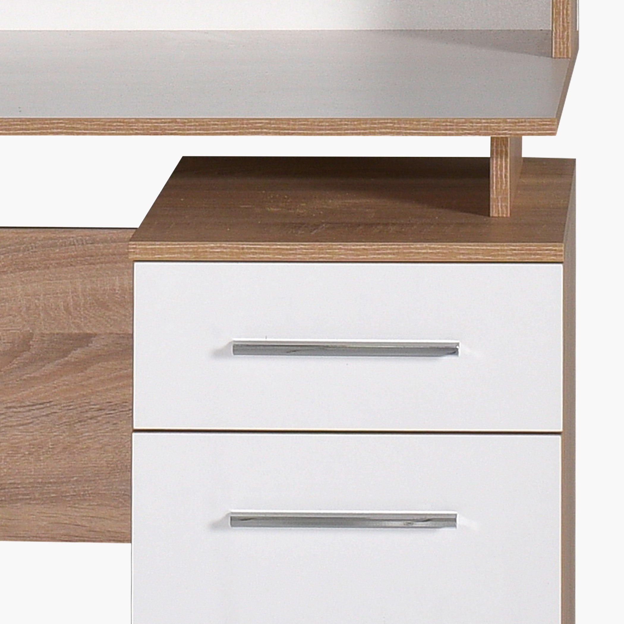 مكتب دراسة مع خزانة برف ودرج من بلس-hbxfurniture-office-desks-image-6