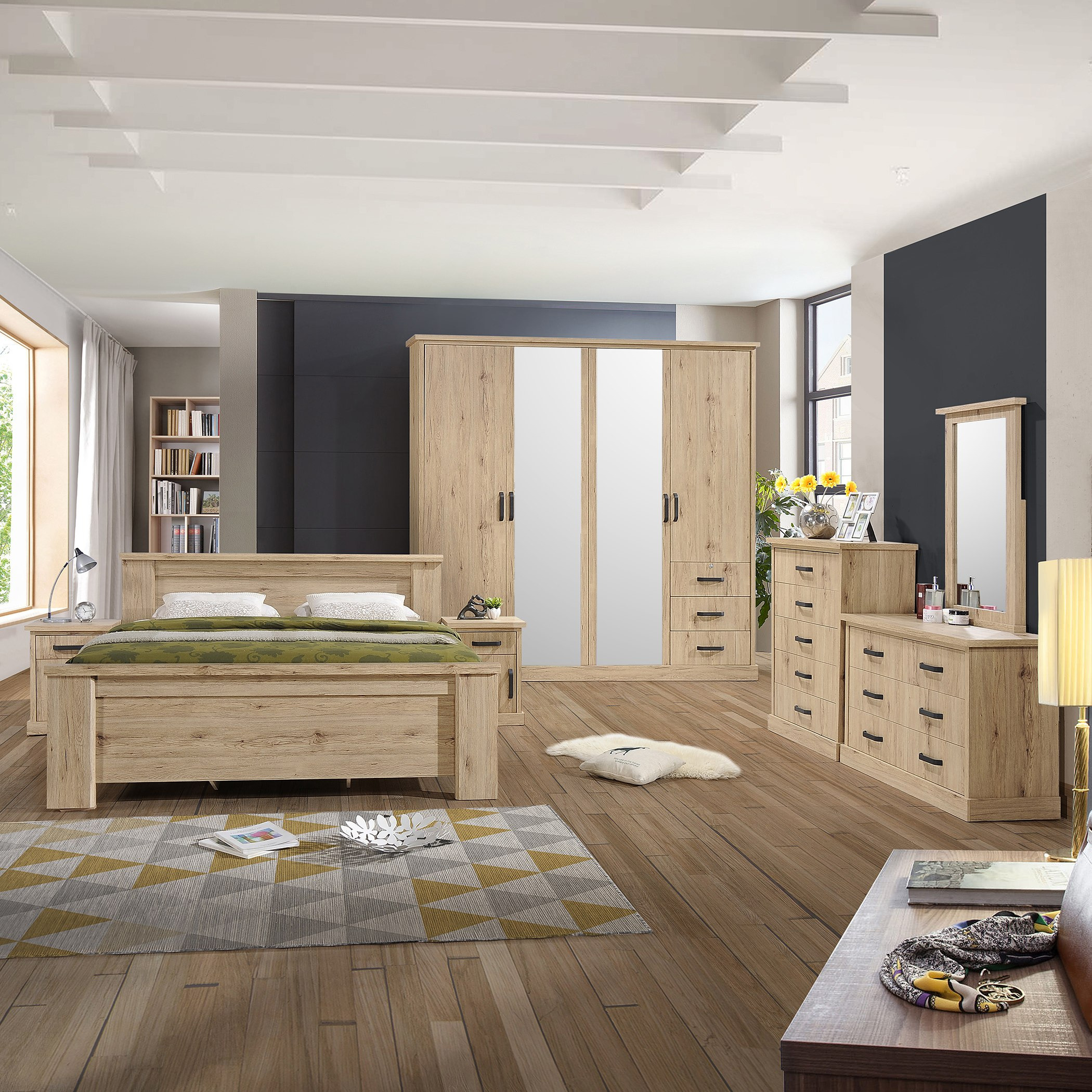 مرآة دون طاولة تزيين من جلاسجو-hbxfurniture-bedroom-dressersandmirrors-image-4