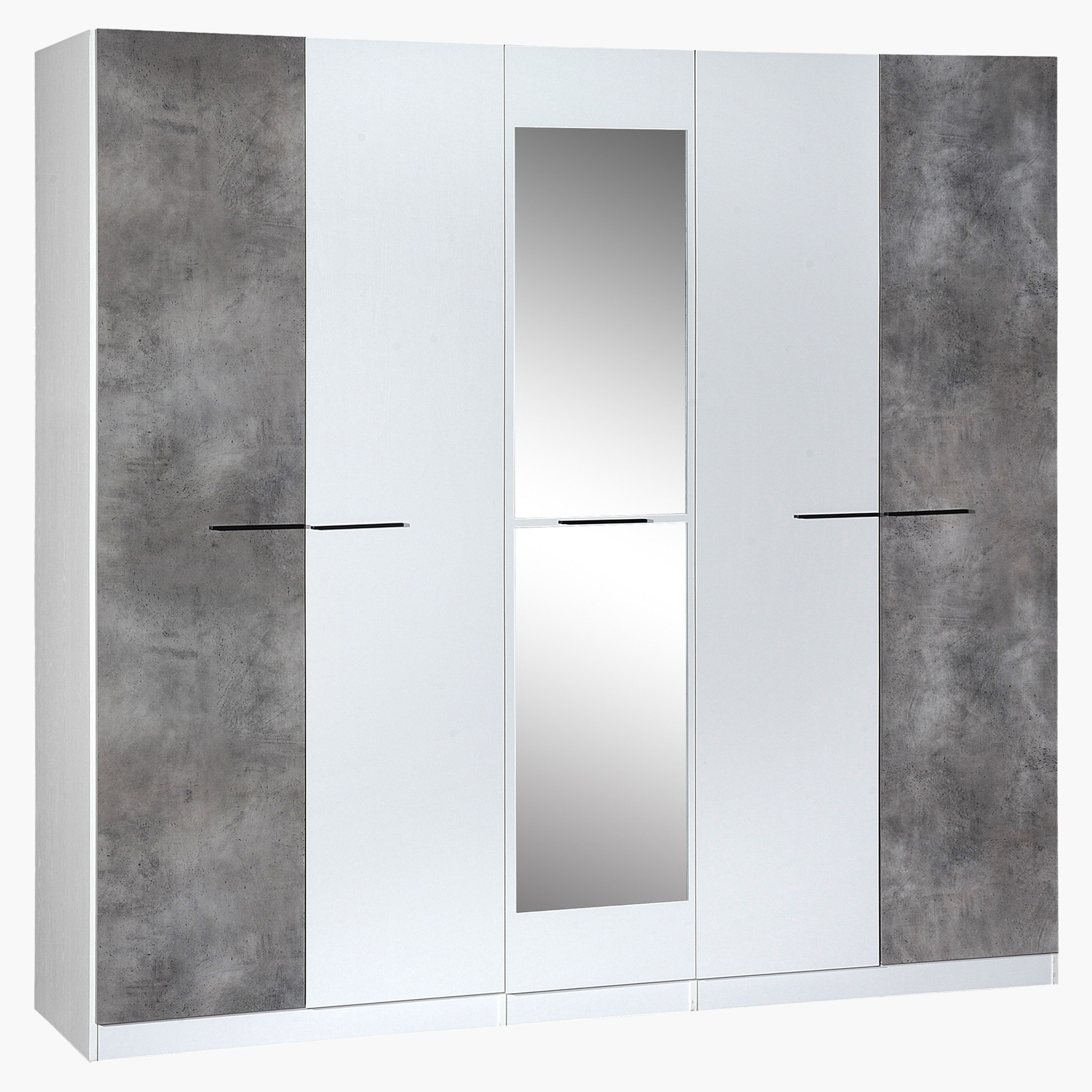 خزانة ملابس 5 أبواب مع مرآة - سيدني من موڤو-hbxfurniture-wardrobes-image-2