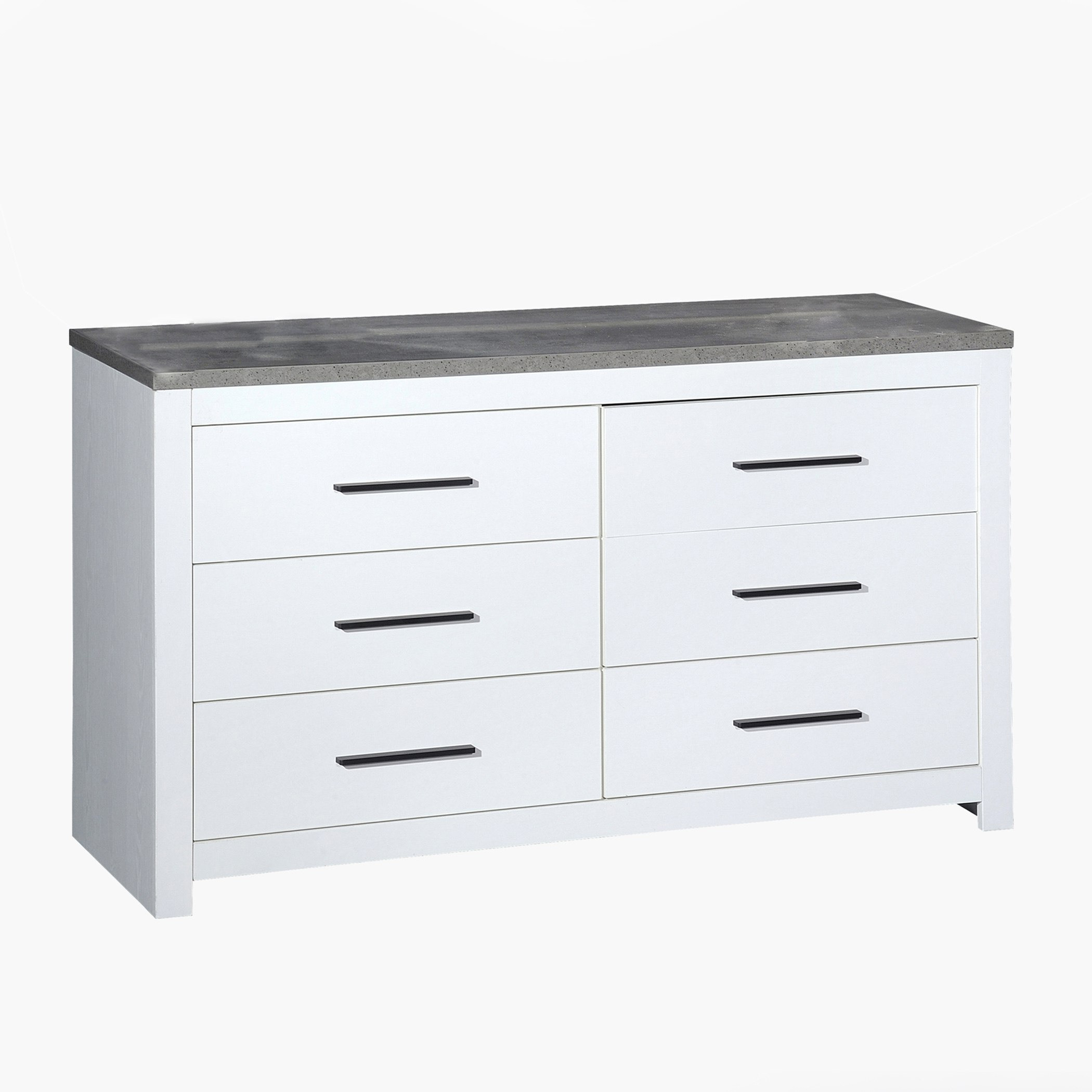طاولة تزيين ماستر 6 أدراج دون مرآة من سيدني-hbxfurniture-bedroom-dressersandmirrors-image-2