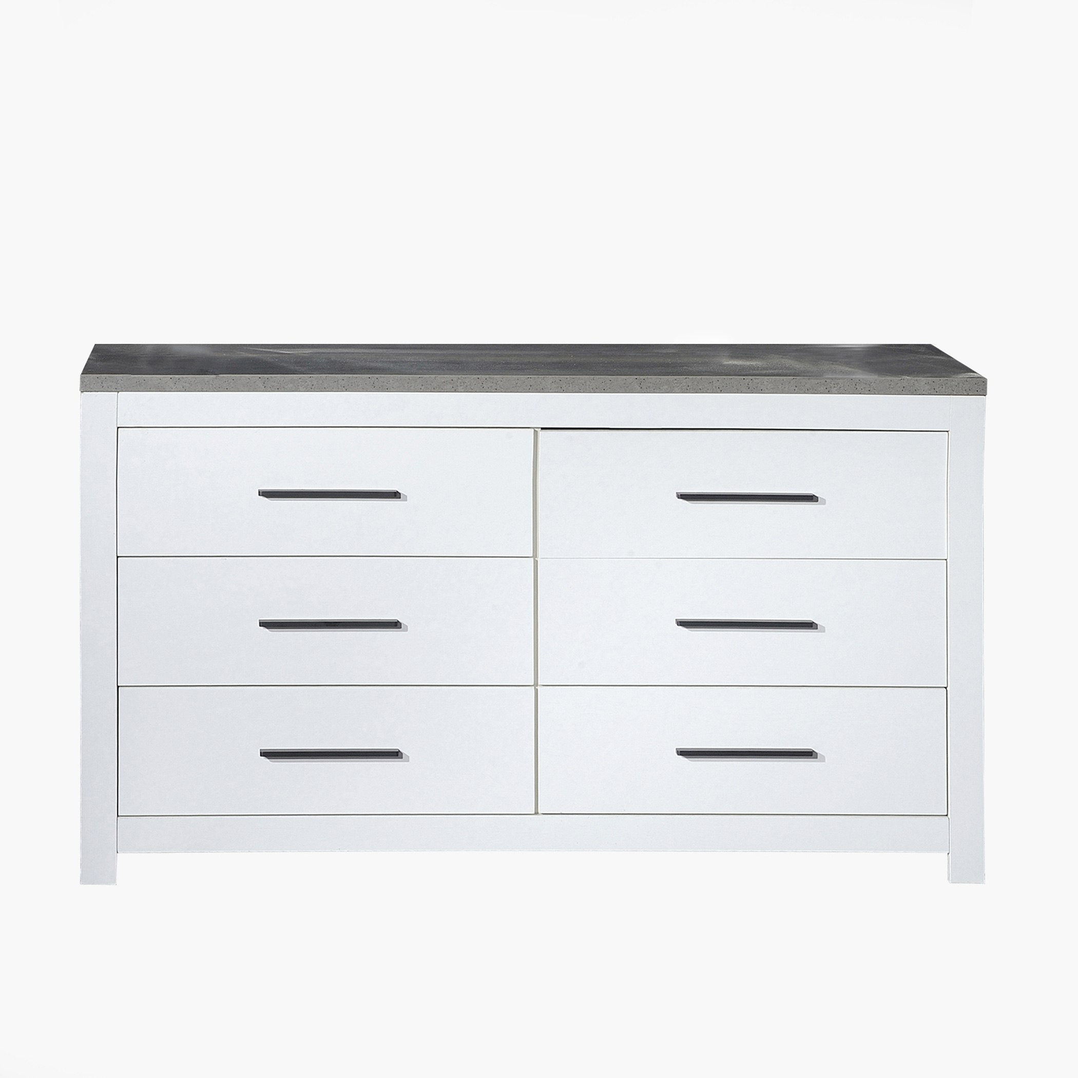 طاولة تزيين ماستر 6 أدراج دون مرآة من سيدني-hbxfurniture-bedroom-dressersandmirrors-image-3