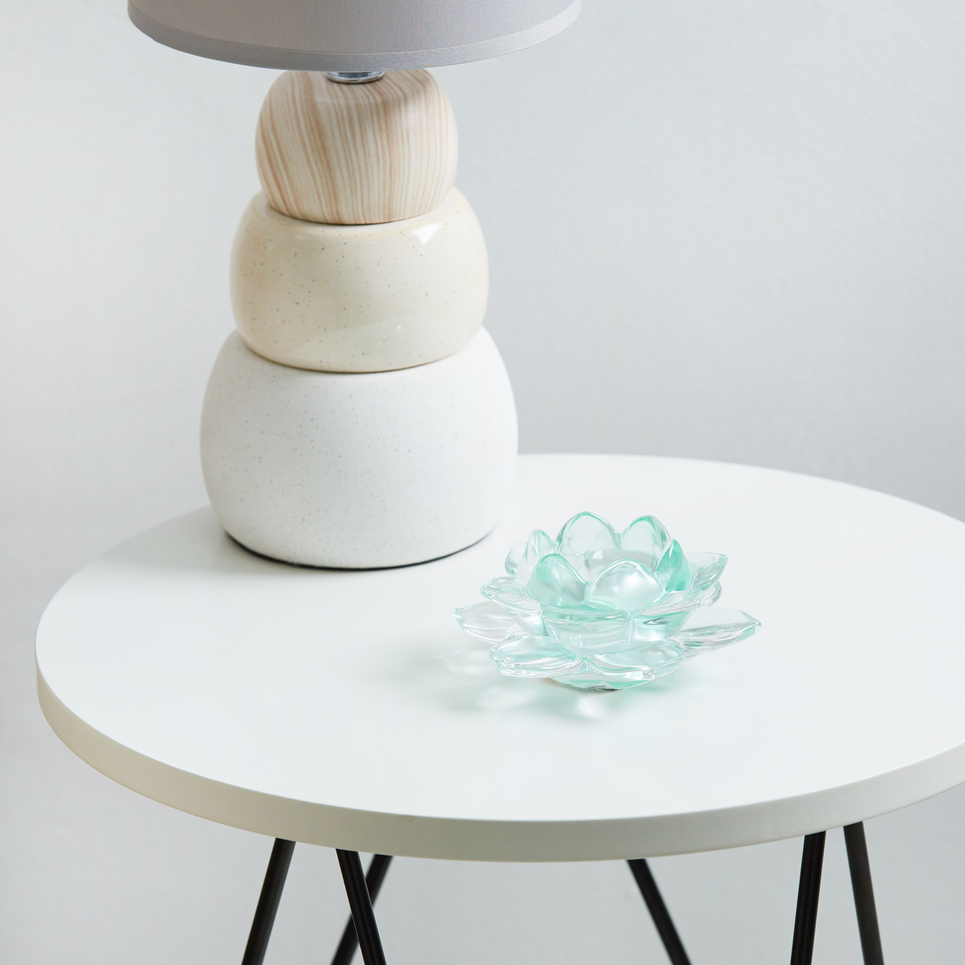 حامل شموع صغيرة زجاجي على شكل لوتس-hbxlivingroom-decorandaccessories-candleholders-image-2