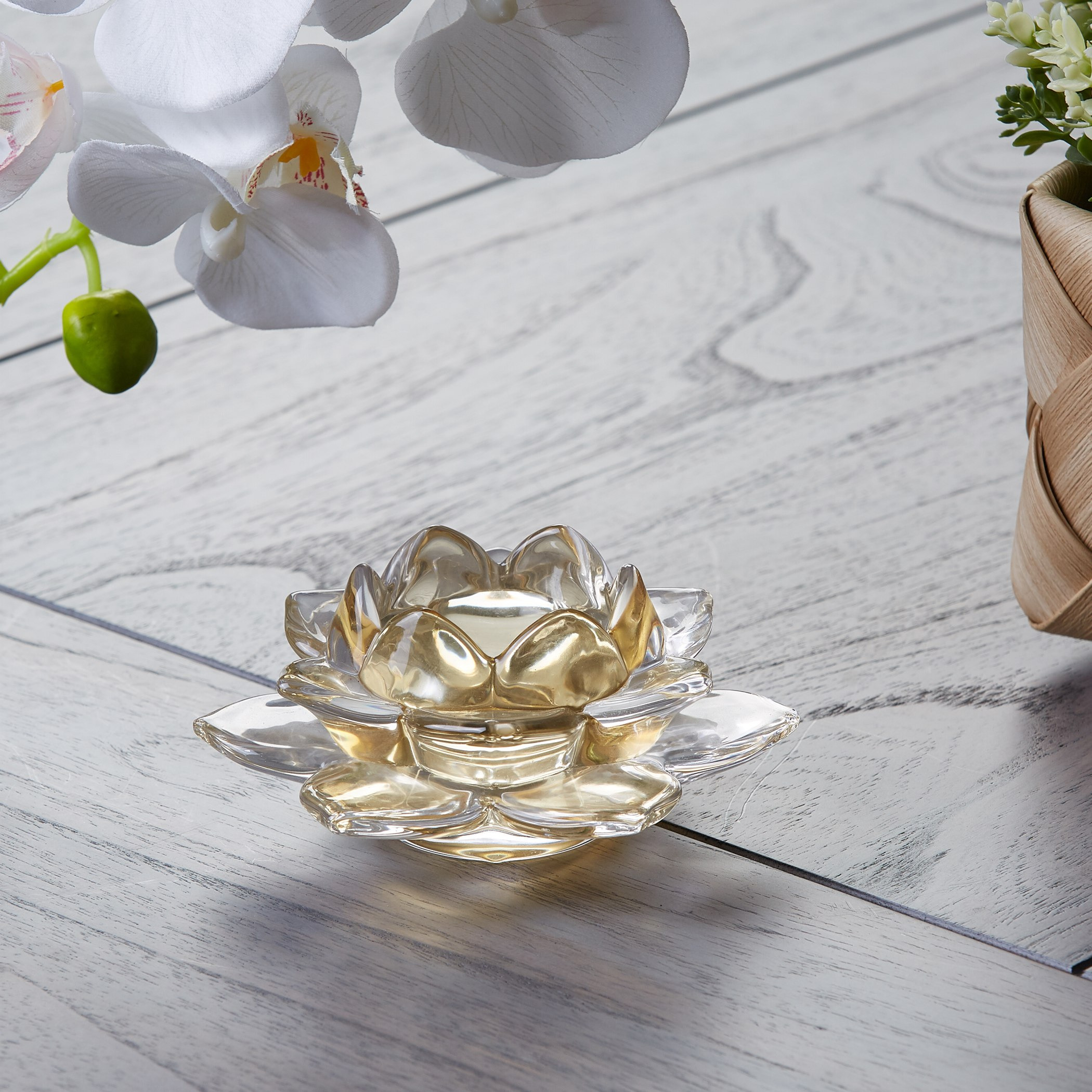 حامل شموع صغيرة زجاجي على شكل لوتس-hbxlivingroom-decorandaccessories-candleholders-image-1
