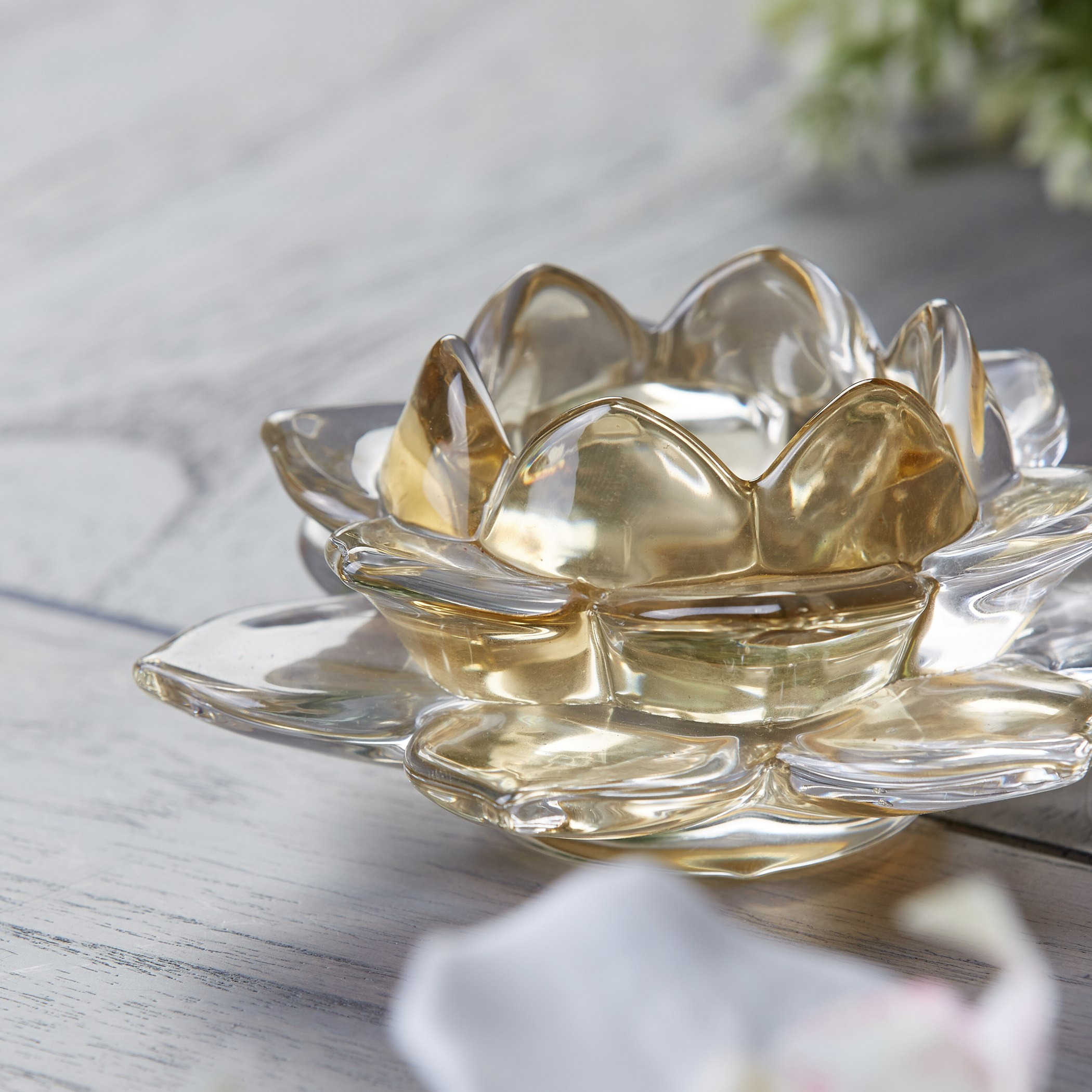 حامل شموع صغيرة زجاجي على شكل لوتس-hbxlivingroom-decorandaccessories-candleholders-image-3