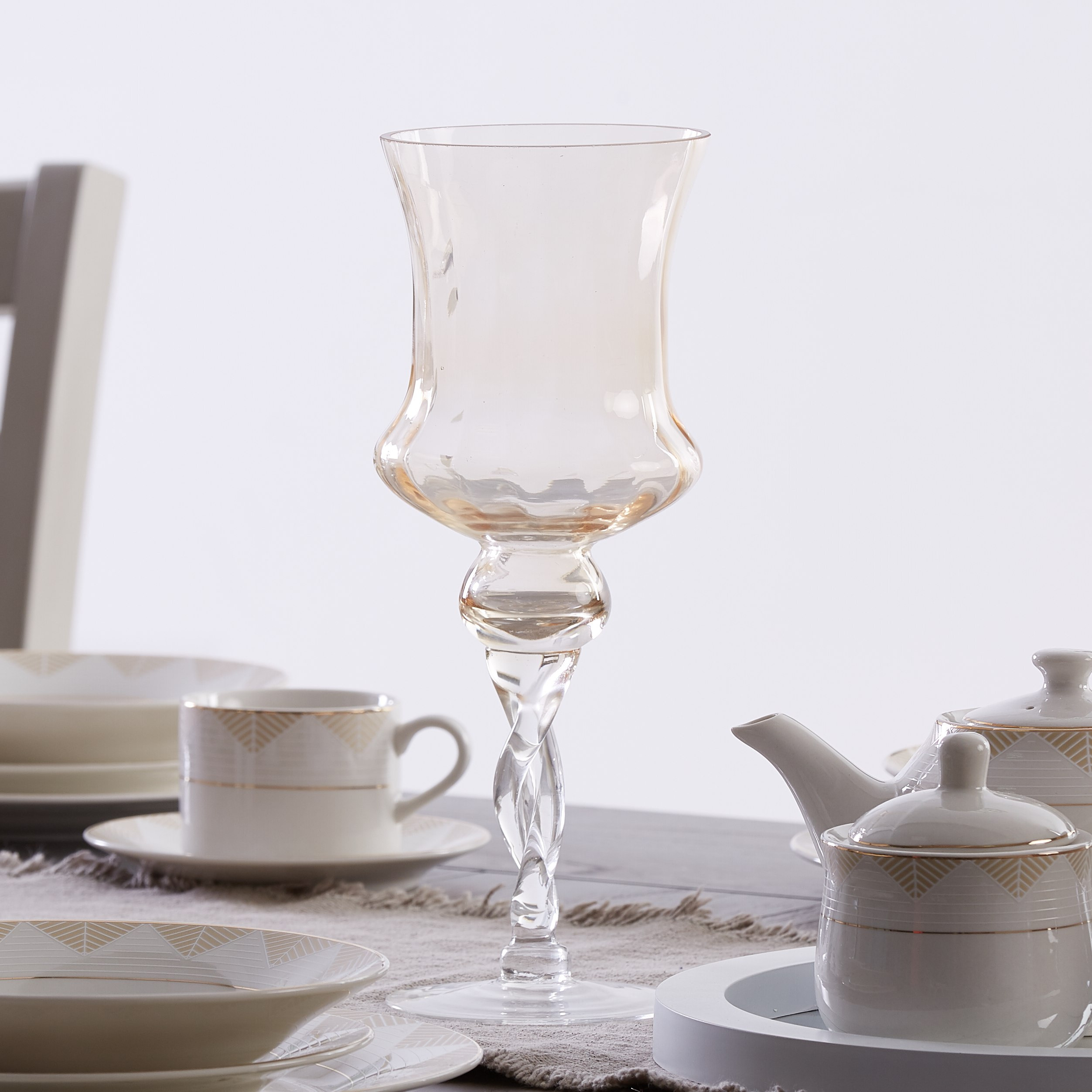 حامل شموع معتق للزينة - طقم من ٣ قطع-hbxlivingroom-decorandaccessories-candleholders-image-2