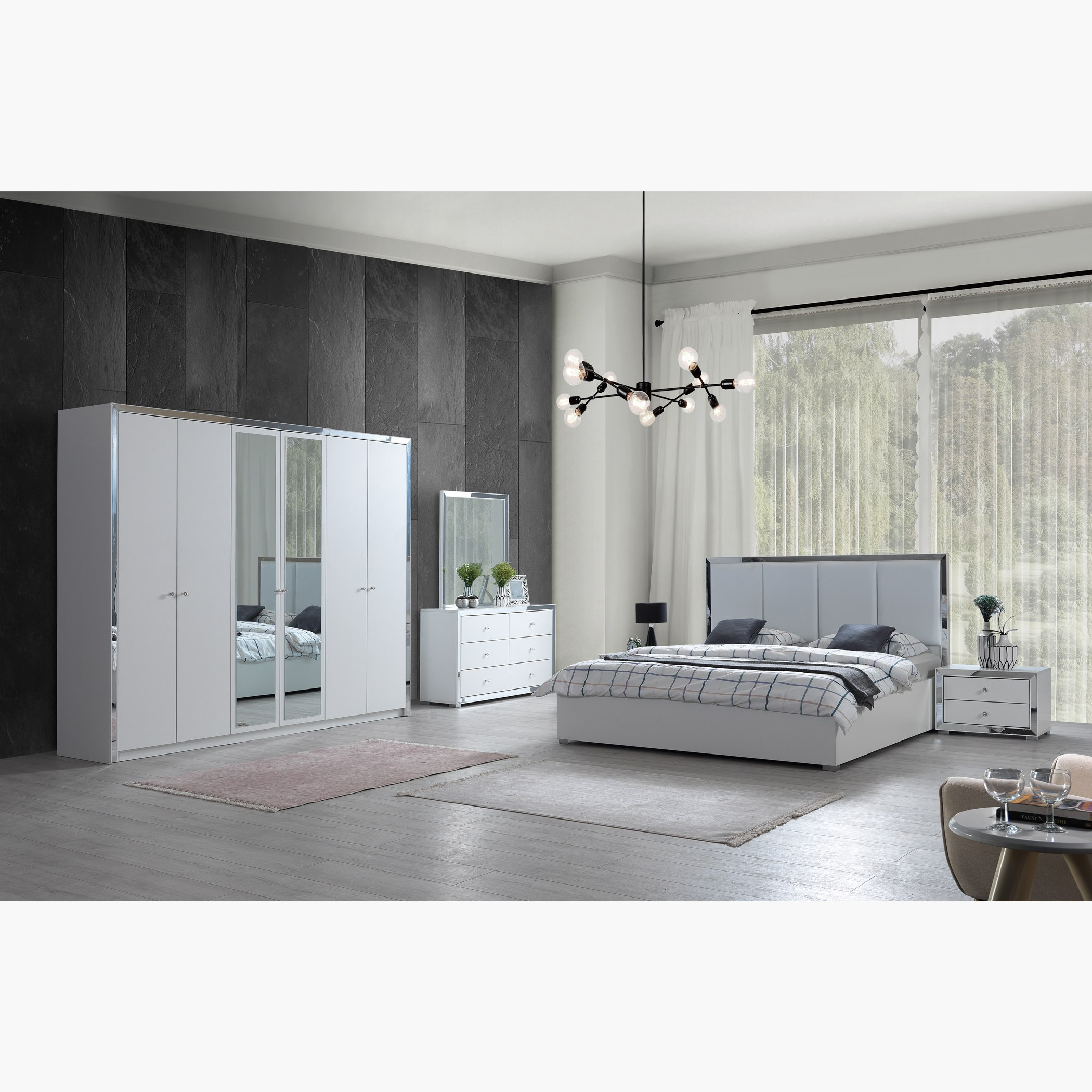 خزانة ملابس بـ6 أبواب مع مرآة من هيلاري-hbxfurniture-wardrobes-image-4