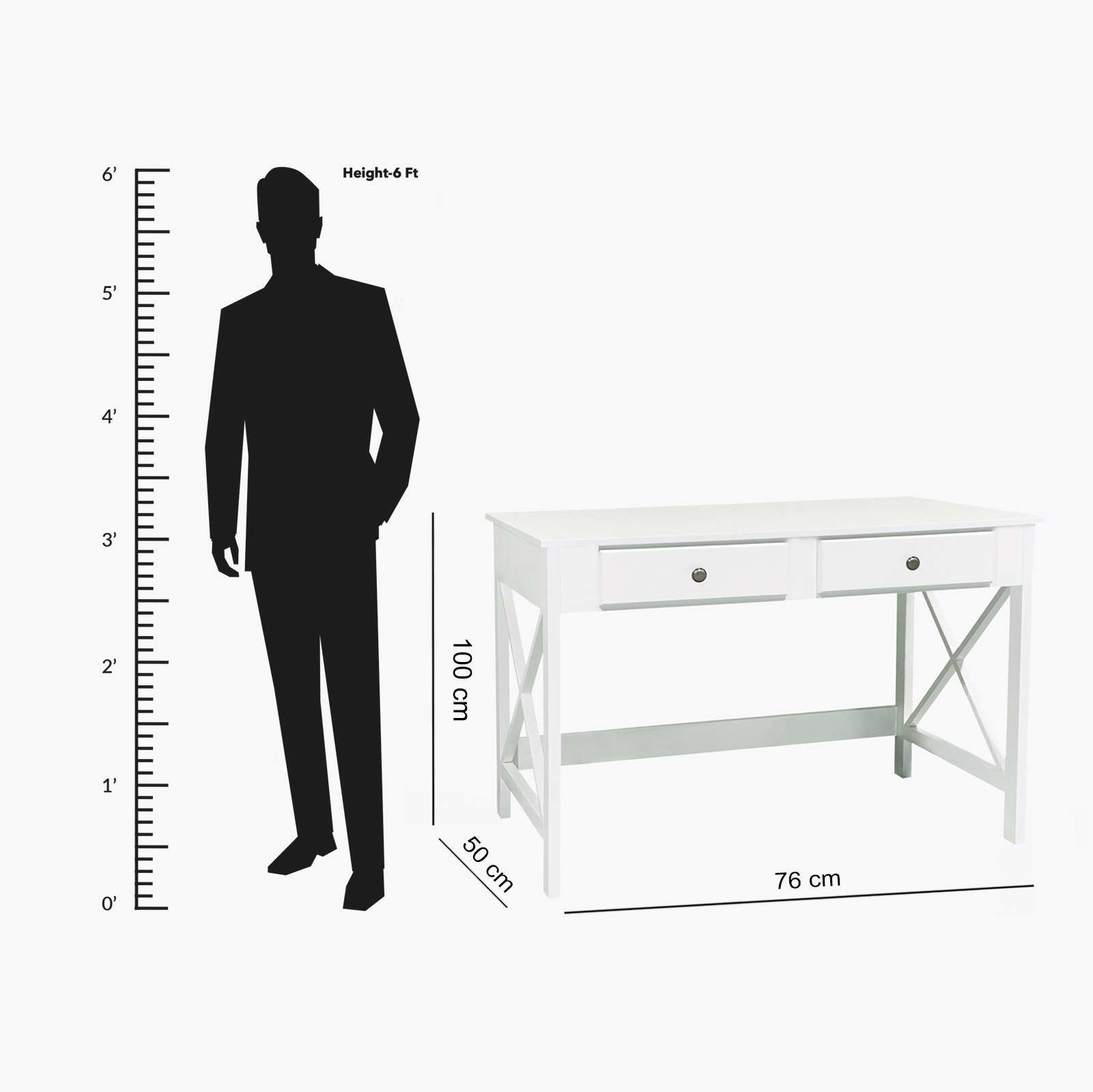 مكتب دراسة بدرجين نوسا-hbxfurniture-office-desks-image-5