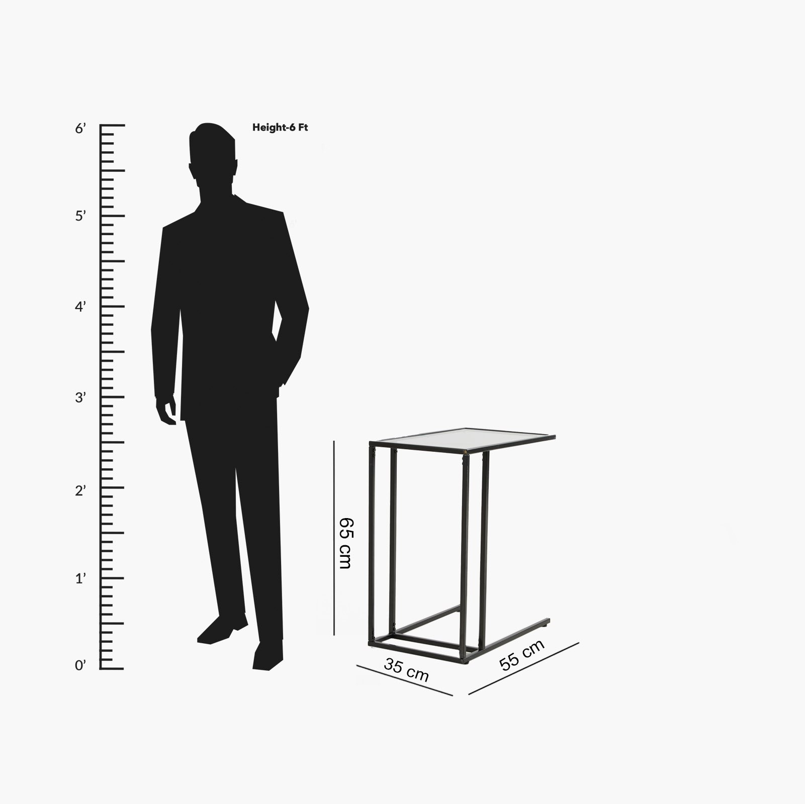 Urban Glass End Table-hbxfurniture-livingroom-endtables-image-5