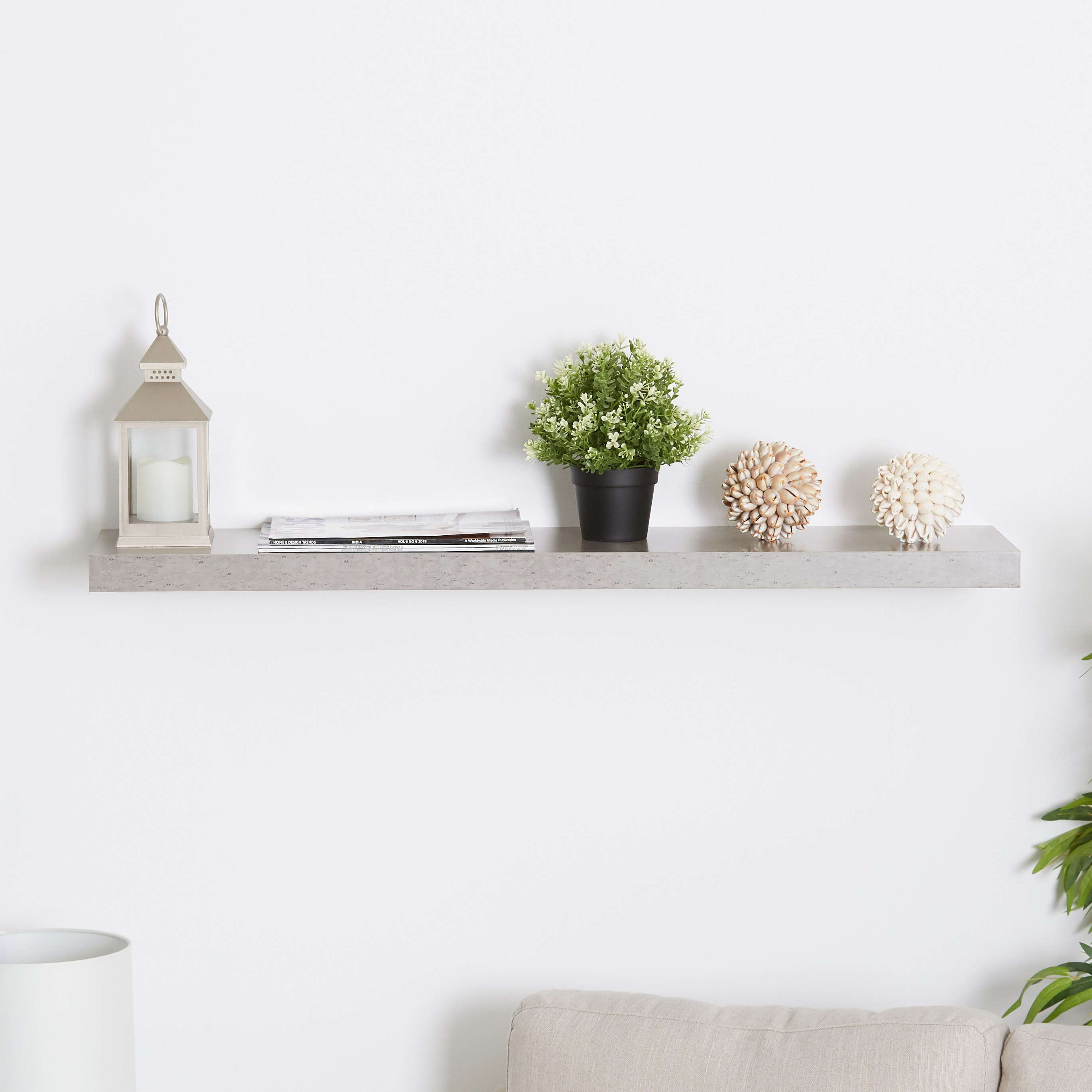 رف جدار مستطيل من سيمنتينو -hbxfurniture-mediaunitsandstorage-wallshelves-image-1