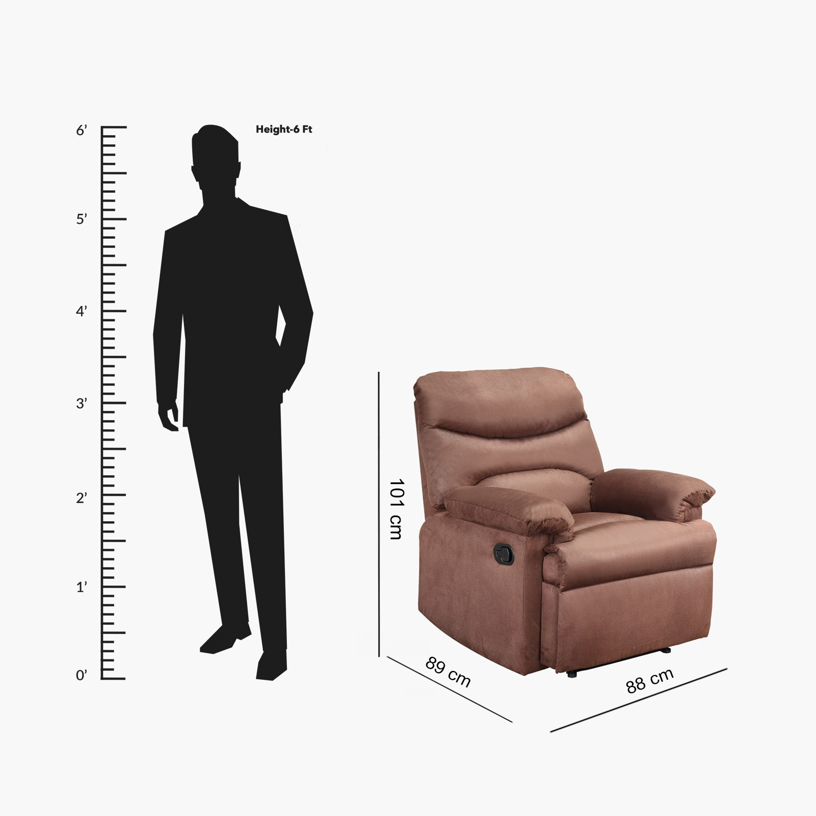 كرسي بذراعين قابل للضبط من أركاديا-hbxfurniture-sofasandarmchairs-reclinersofas-image-5