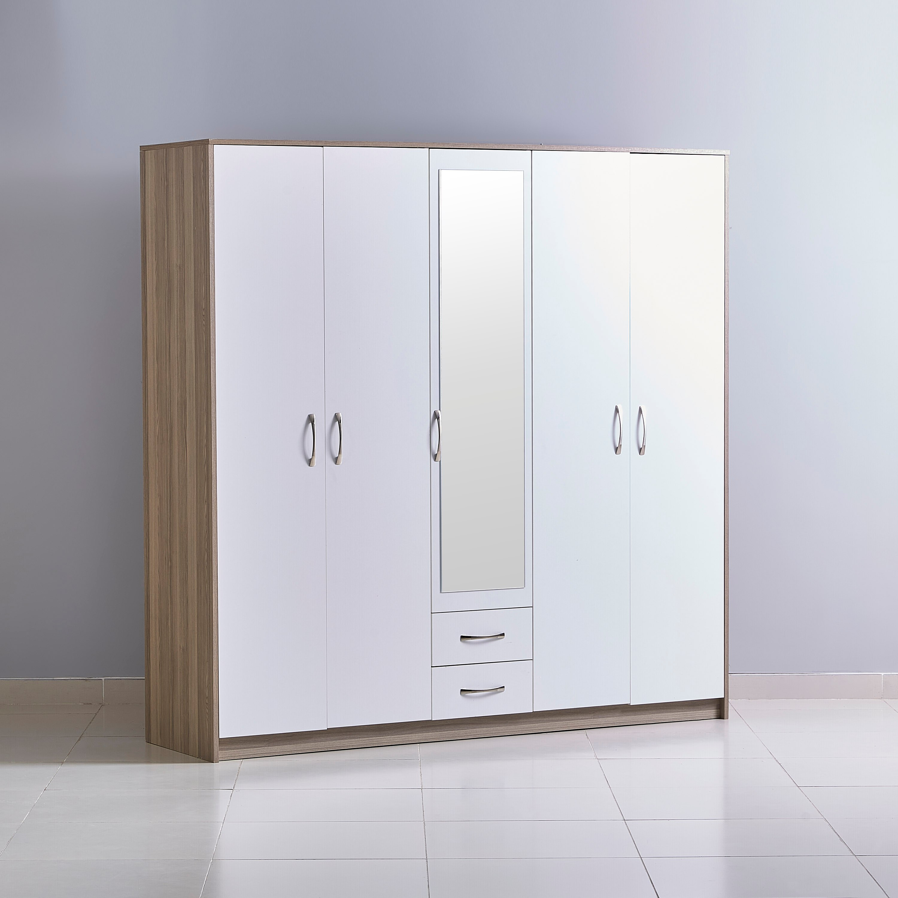 خزانة ملابس بـ5 أبواب مع مرآة لارا-hbxfurniture-wardrobes-image-11