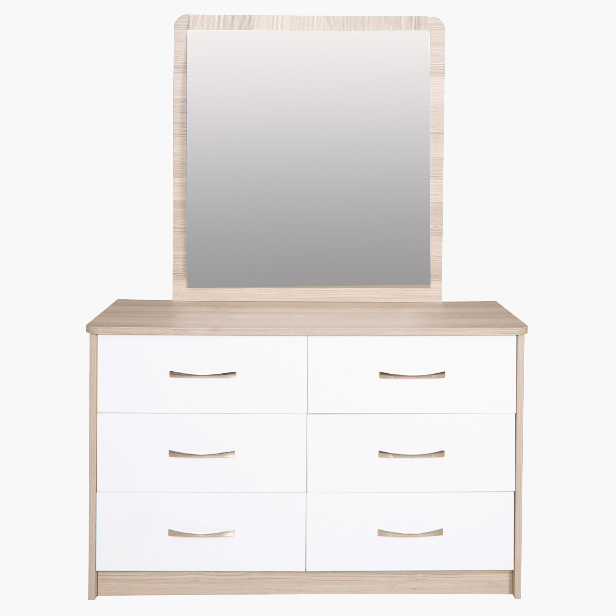 مرآة دون طاولة تزيين كبيرة 6 أدراج من لارا-hbxfurniture-bedroom-dressersandmirrors-image-3