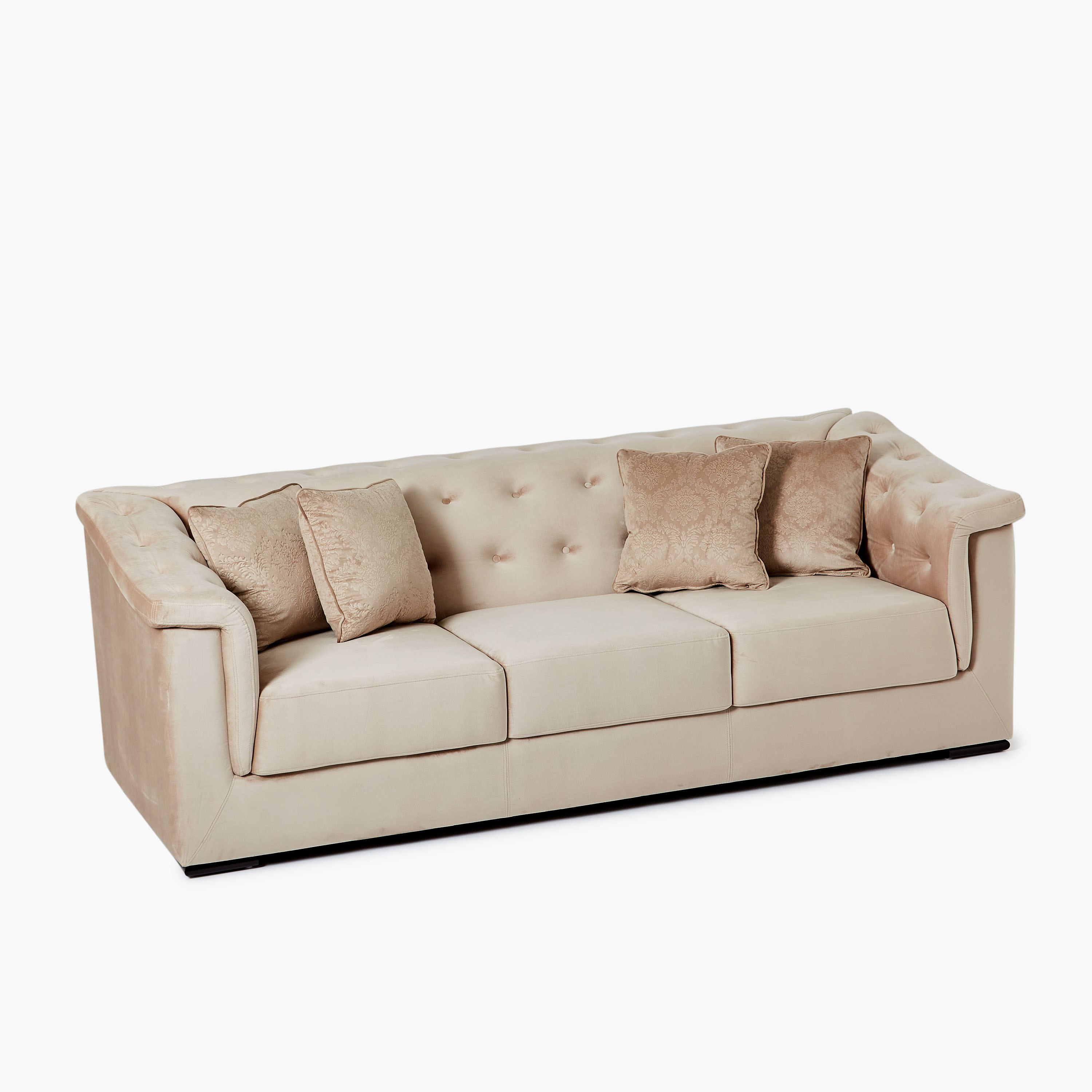 كنبة مخمليّة 3 مقاعد مع 4 وسائد من سندريلا-hbxlivingroom-sofasandarmchairs-sofas-image-7
