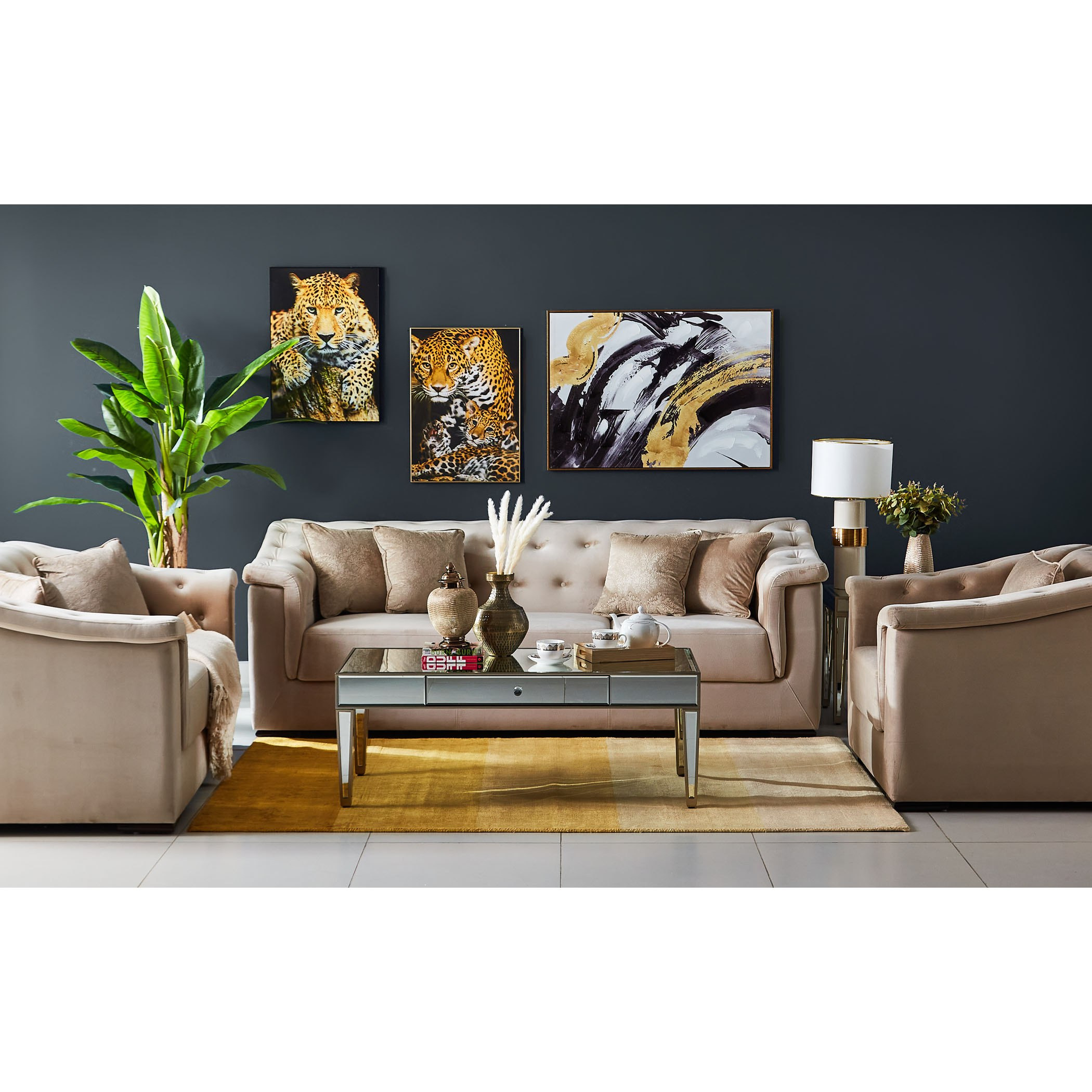 كنبة مخملية مقعدين مع وسائد من سندريلا-hbxlivingroom-sofasandarmchairs-sofas-image-6