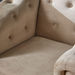 Cinderella 1-Seater Velvet Sofa with Cushion-Armchairs-thumbnailMobile-3