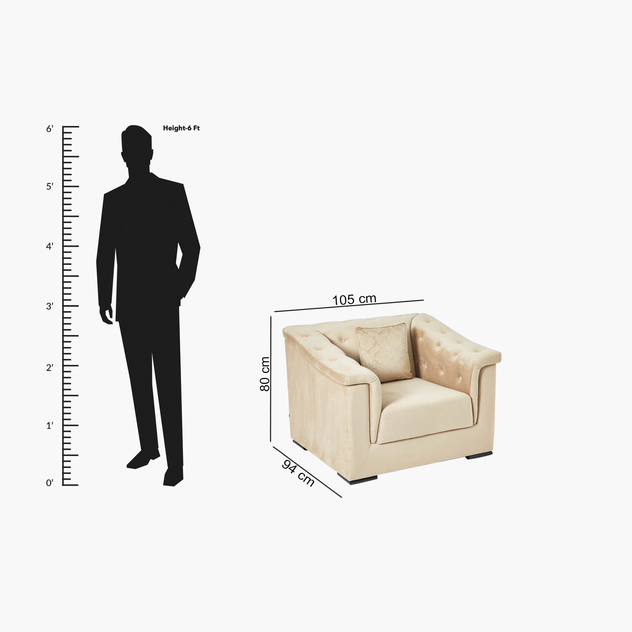 كنبة مخمليّة بمقعد واحد مع وسادة من سندريلا-hbxlivingroom-sofasandarmchairs-sofas-image-8