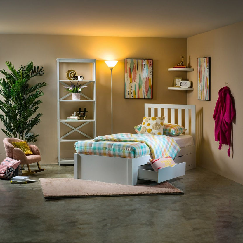 Patara Single Bed with 4-Drawers - 90x200 cm-Single-image-9