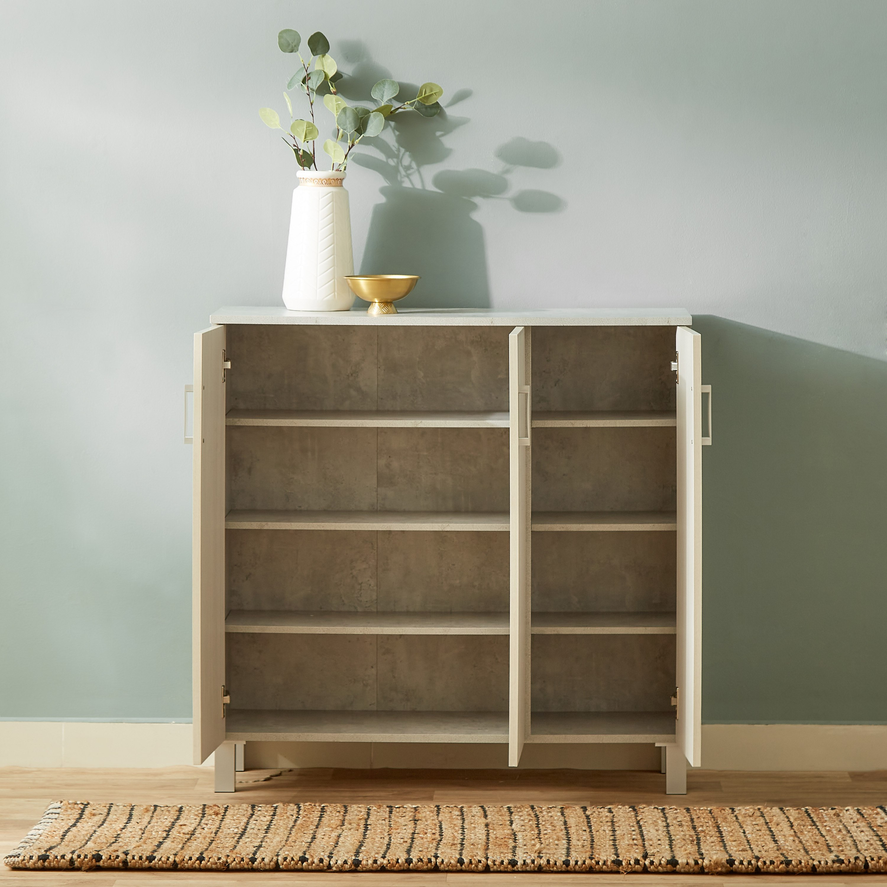 خزانة أحذية 3 أبواب لـ16 زوجا من باتارا-hbxbedroom-shoecabinetsandracks-image-4